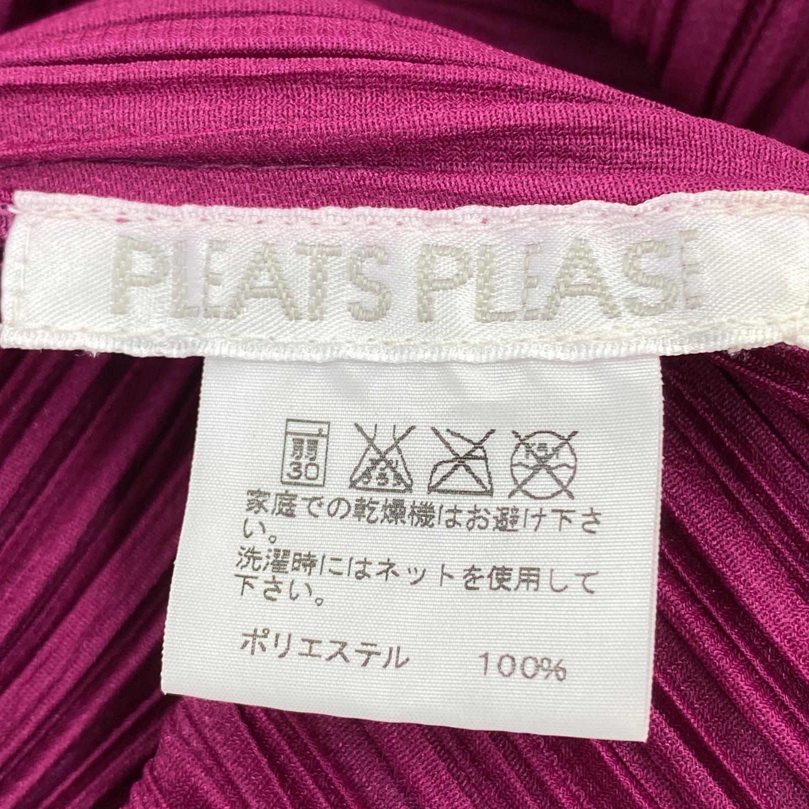 その他トップス PLEATS PLEASE LSカットソー パープル