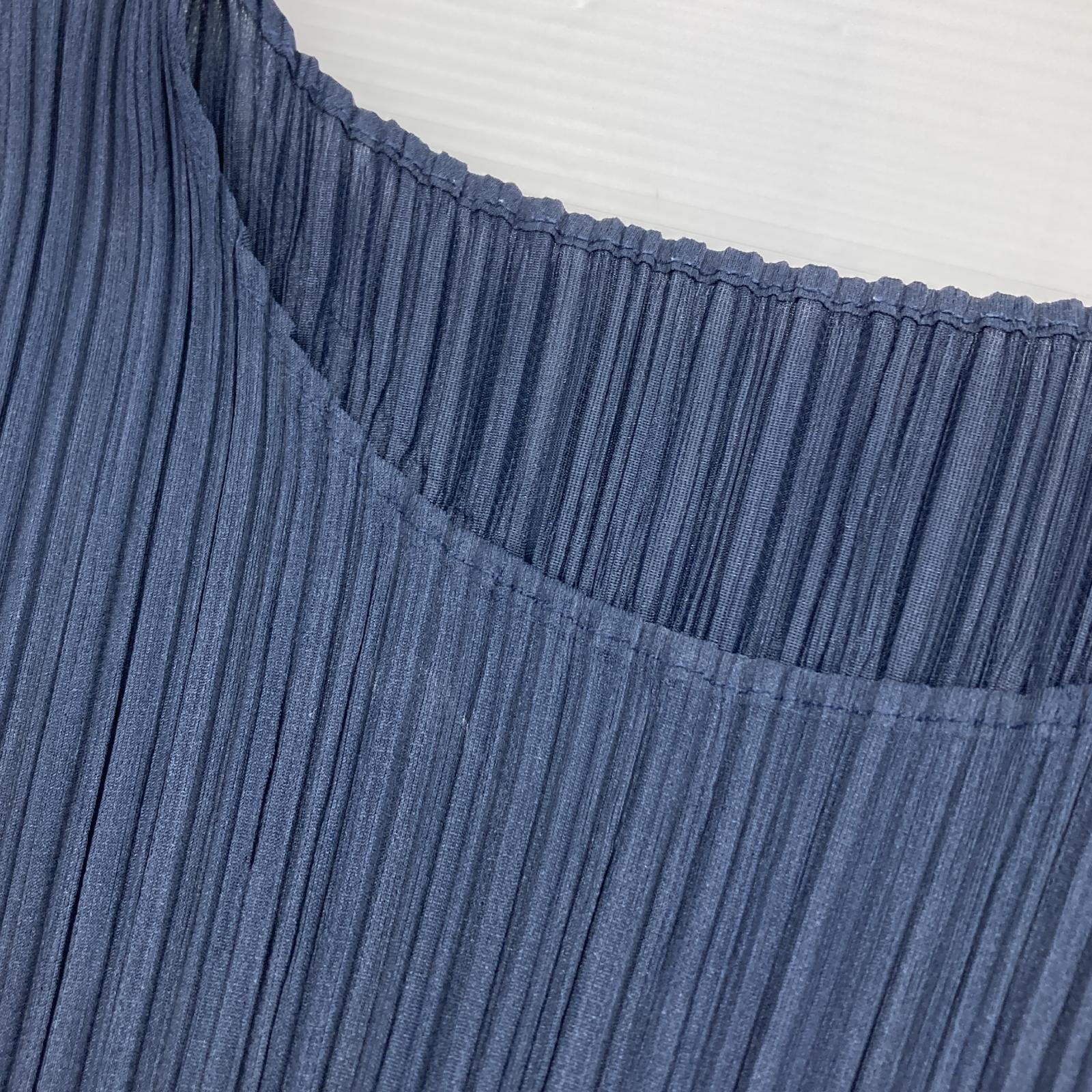 その他トップス PLEATS PLEASE LSカットソー ネイビー