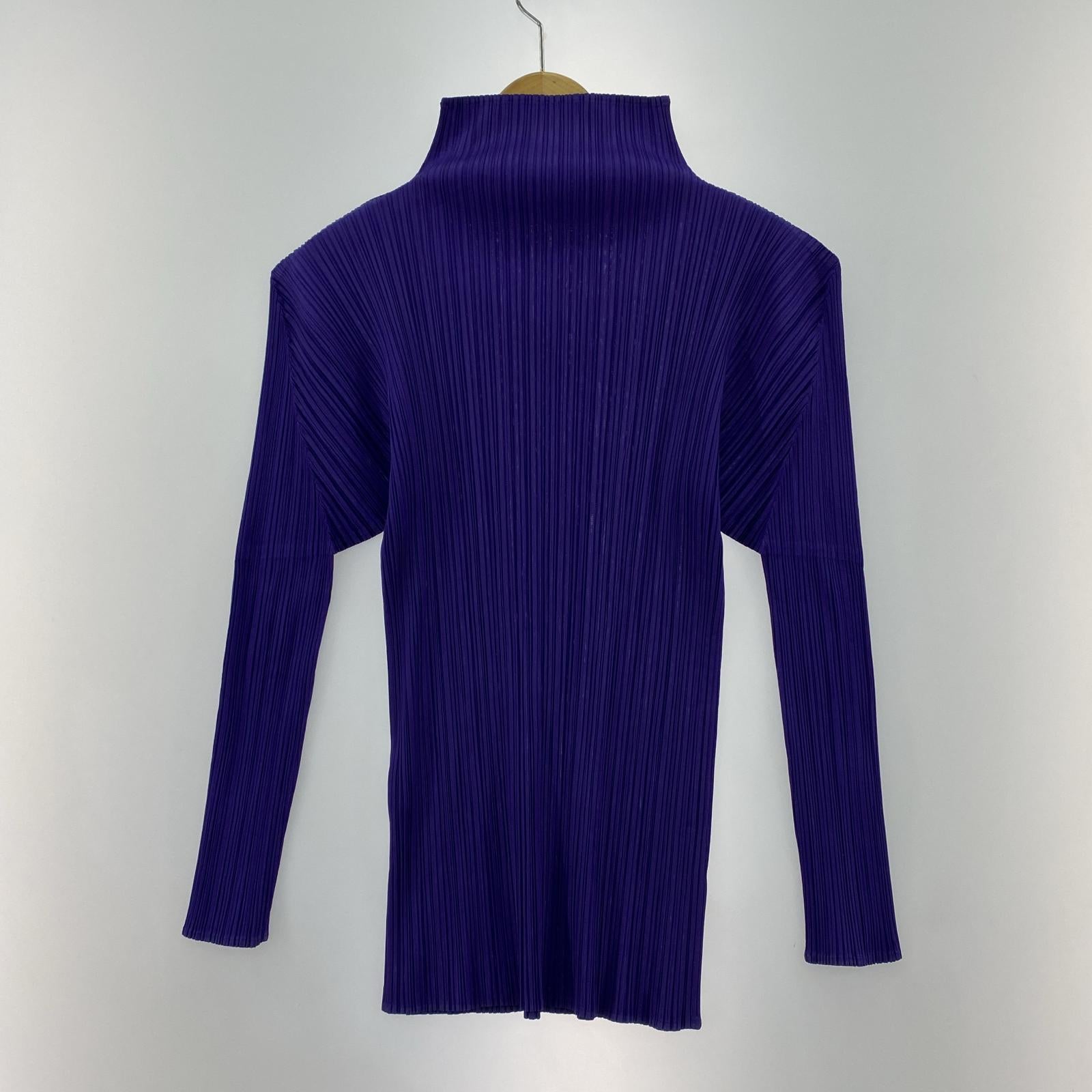 その他トップス PLEATS PLEASE LSカットソー パープル