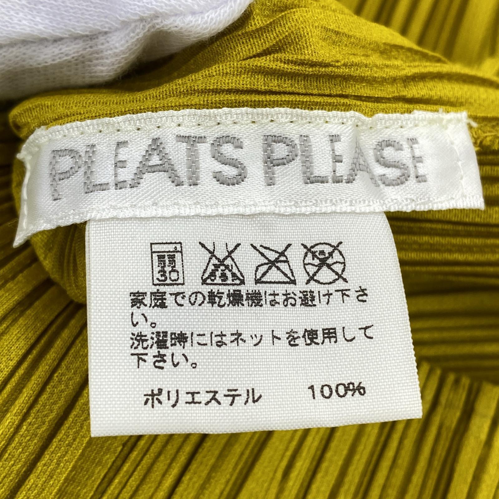 その他トップス PLEATS PLEASE LSカットソー グリーン