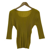 その他トップス PLEATS PLEASE LSカットソー グリーン