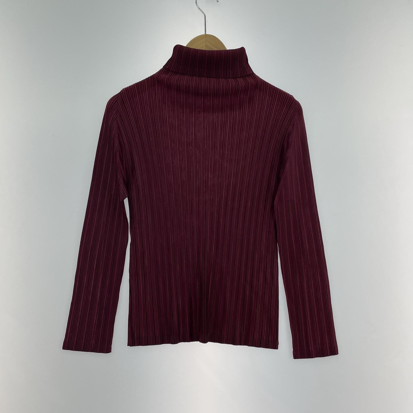 その他トップス PLEATS PLEASE LSカットソー ボルドー