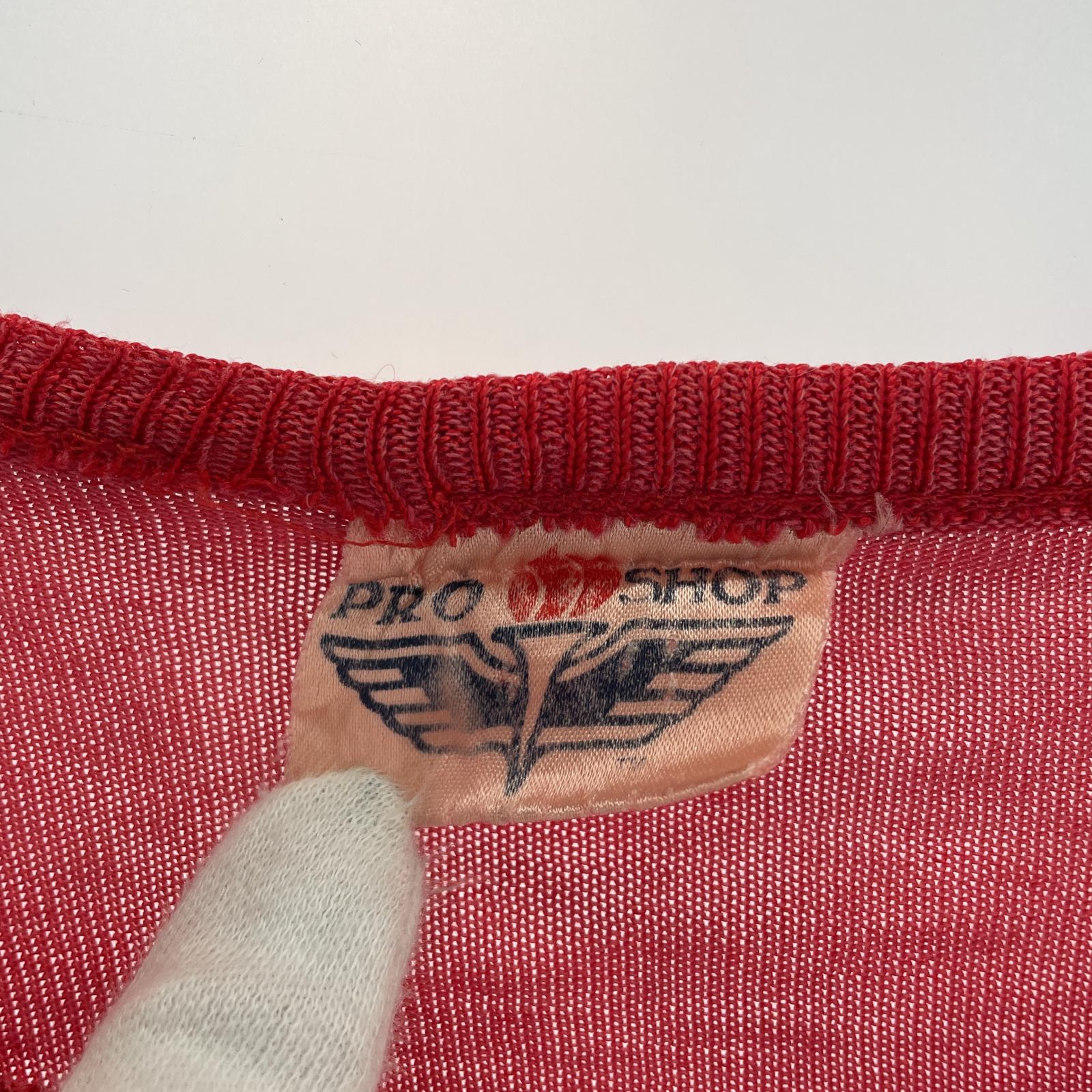 その他トップス OLD・VINTAGE フットボールT レッド レッド