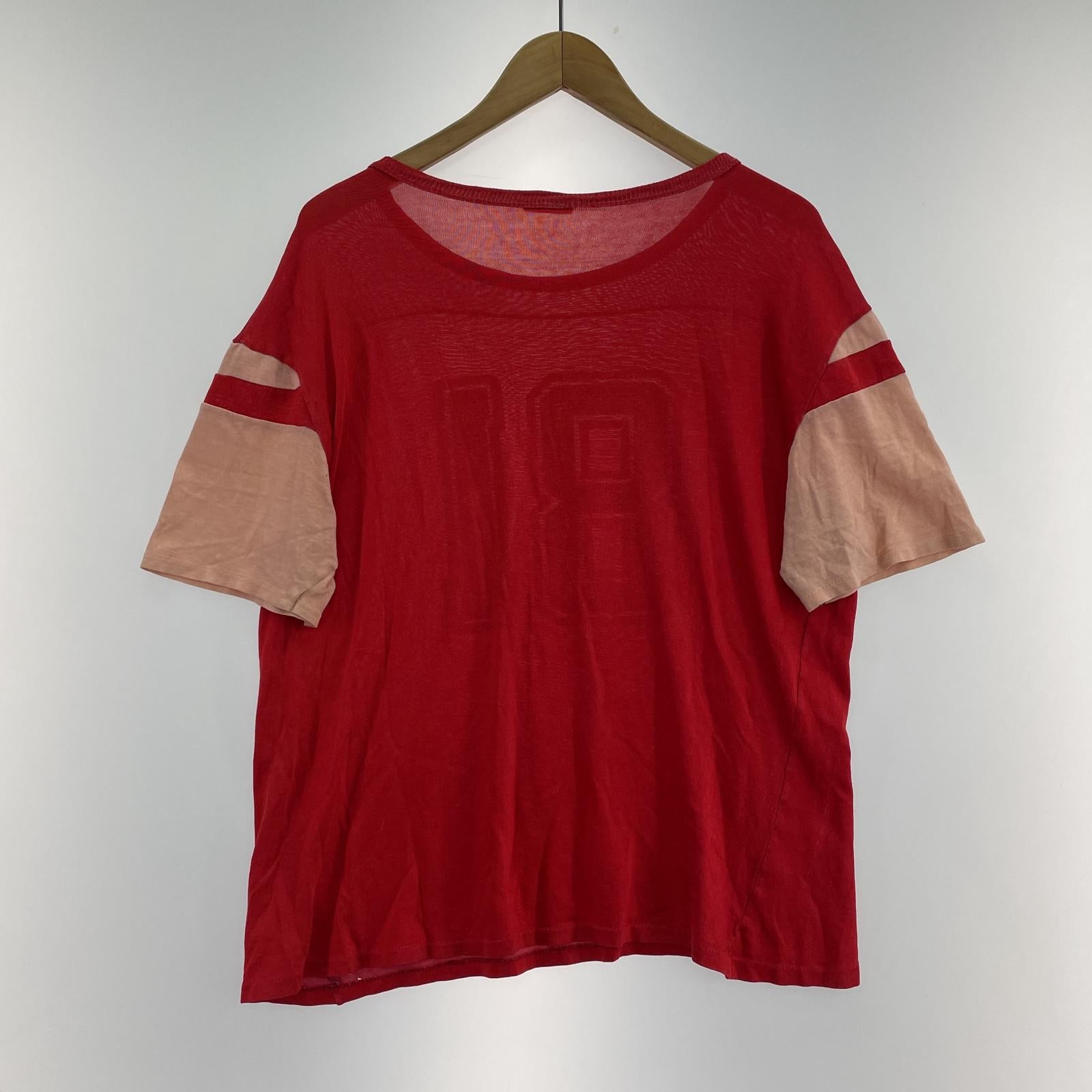 その他トップス OLD・VINTAGE フットボールT レッド レッド
