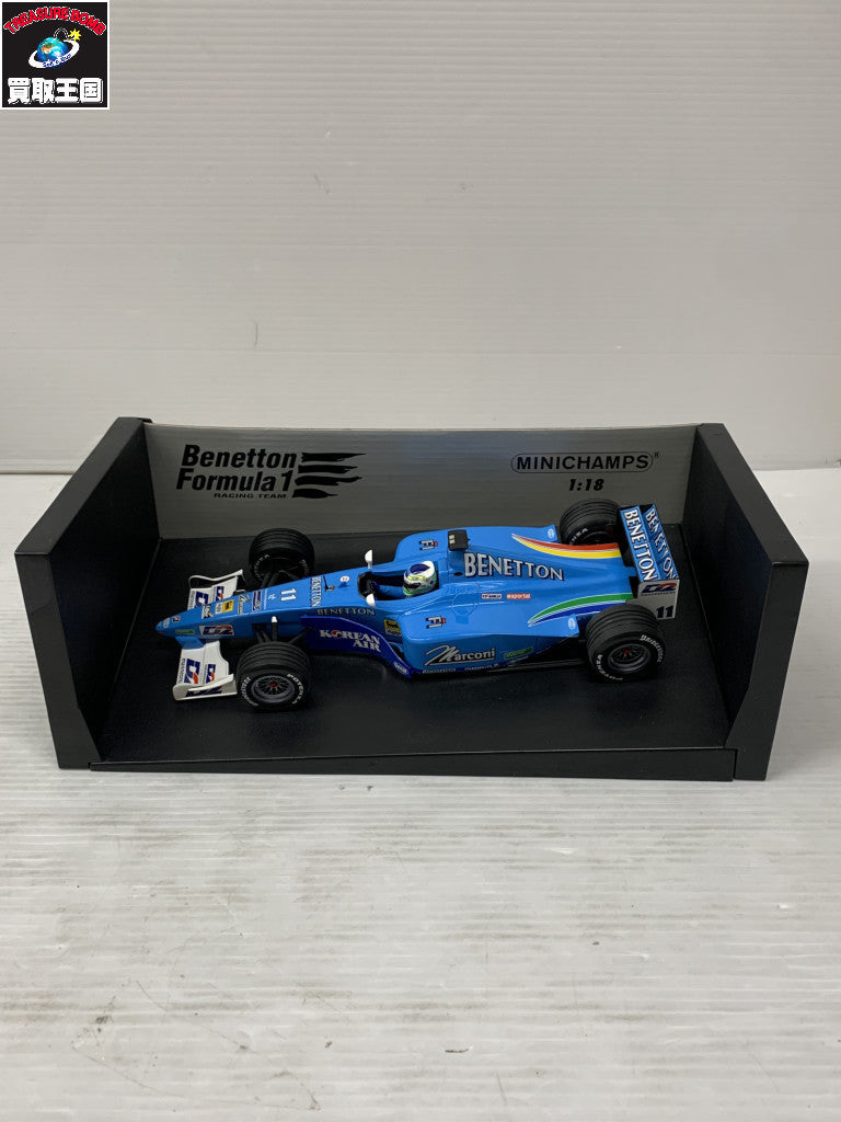 MINICHAMPS 1/18 Benetton Playlife B200 G.Fisichella #11 スケールカー