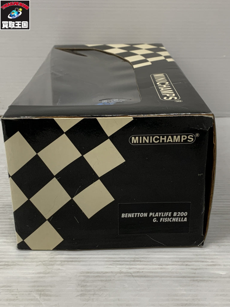 MINICHAMPS 1/18 Benetton Playlife B200 G.Fisichella #11 スケールカー