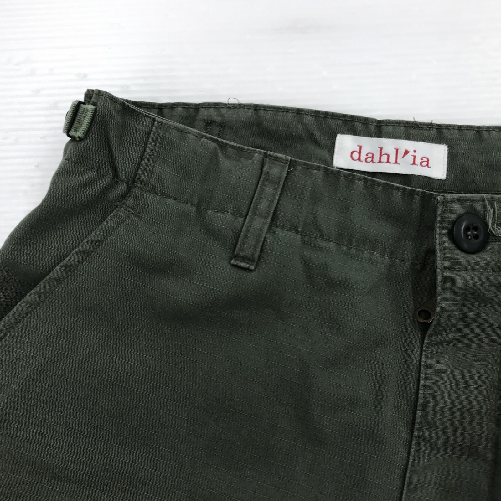 その他ボトムス dahl'ia リメイクカーゴショーツ KHK S カーキ