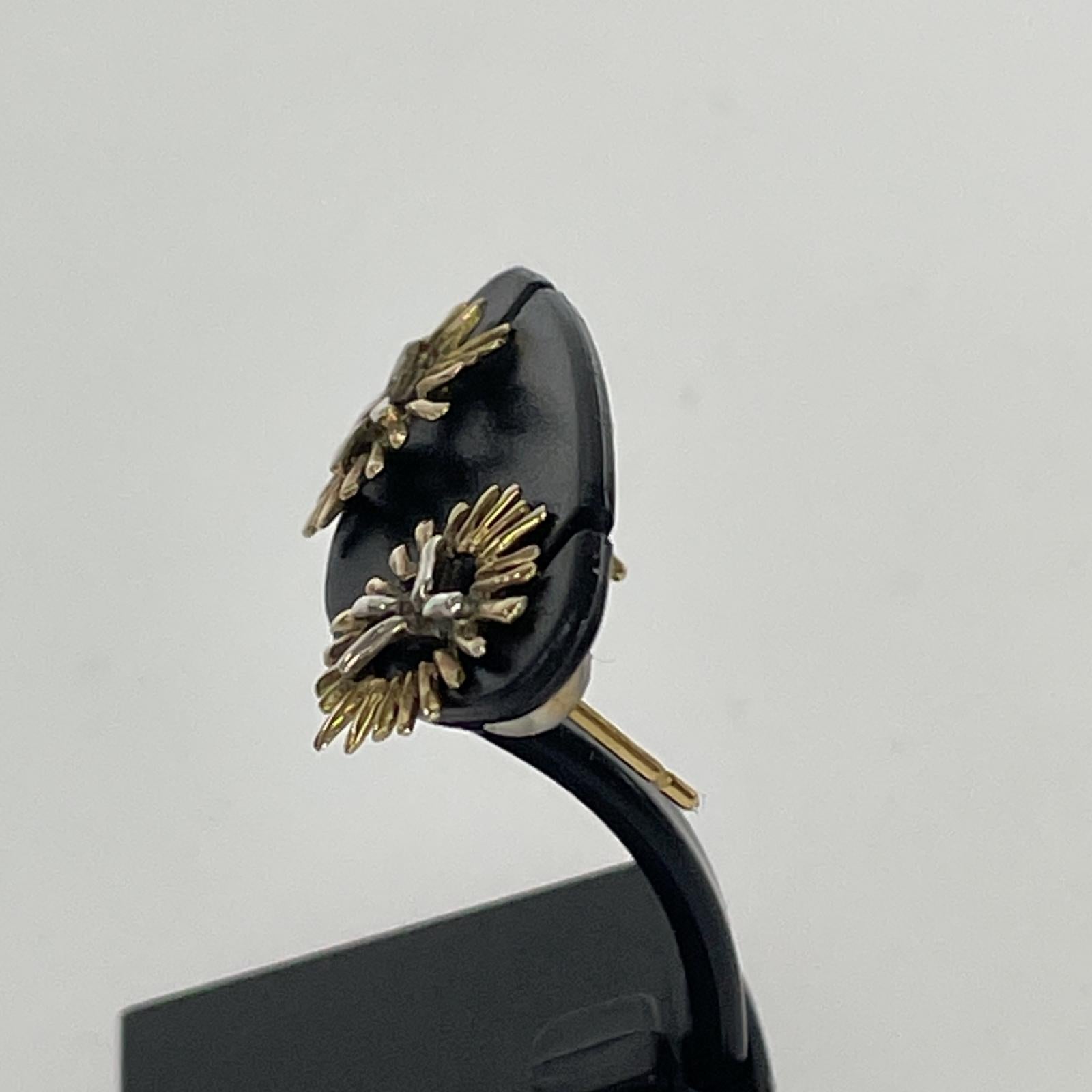 リング・指輪 davan 925 モチーフピアス トゲトゲ ゴールド