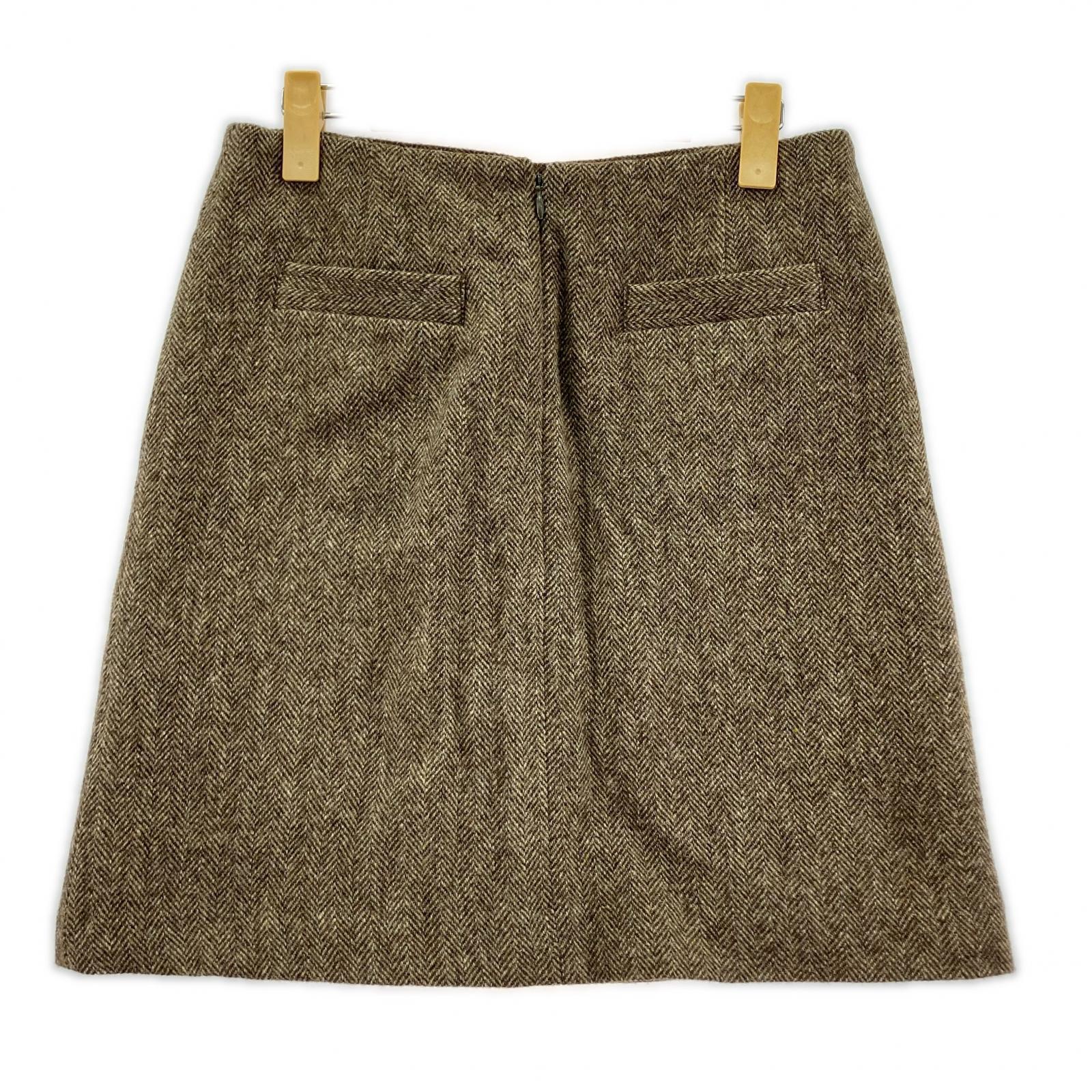 スカート THE SHINZONE HERRINGBONE MINI ブラウン