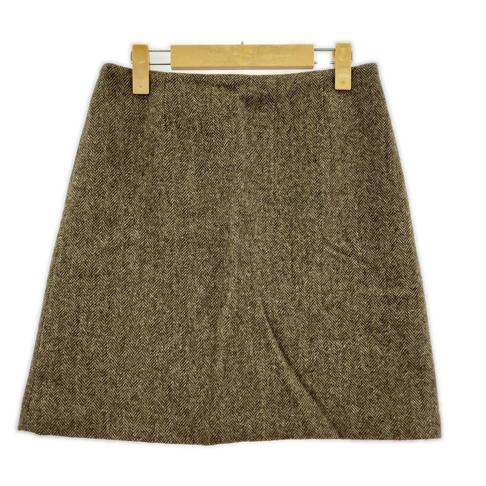スカート THE SHINZONE HERRINGBONE MINI ブラウン