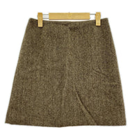 スカート THE SHINZONE HERRINGBONE MINI ブラウン