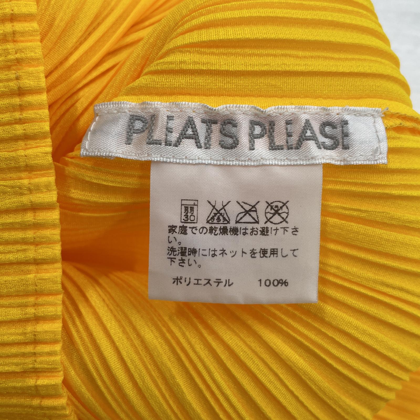 その他トップス PLEATS PLEASE SSカットソー イエロー