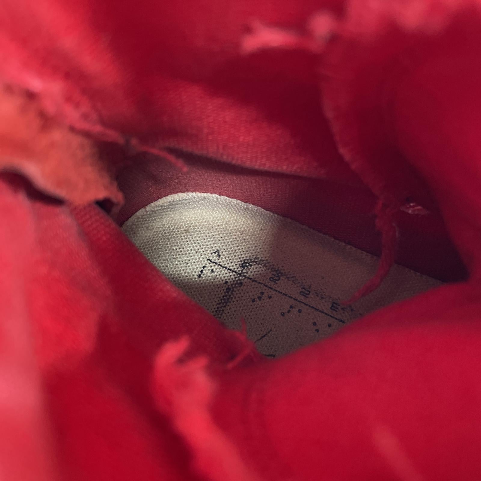 その他靴 Yohji Yamamoto×VESSEL ハイカットスニー 24cm (US6 UK5 1/2 EU38) レッド
