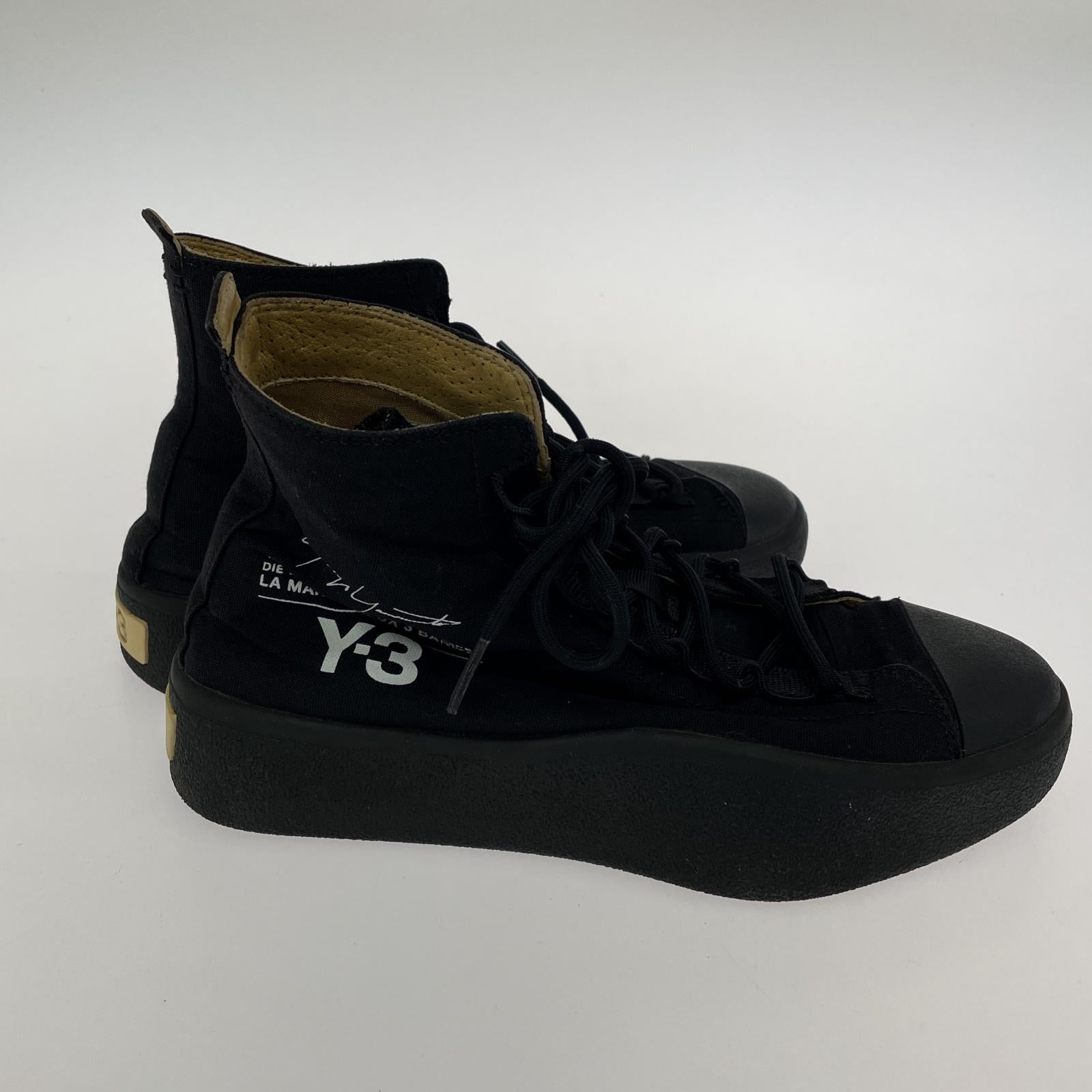 その他靴 Y-3×adidas ハイカットスニーカー ブラック 23 24cm (US6 UK5 1/2 EU38) ブラック
