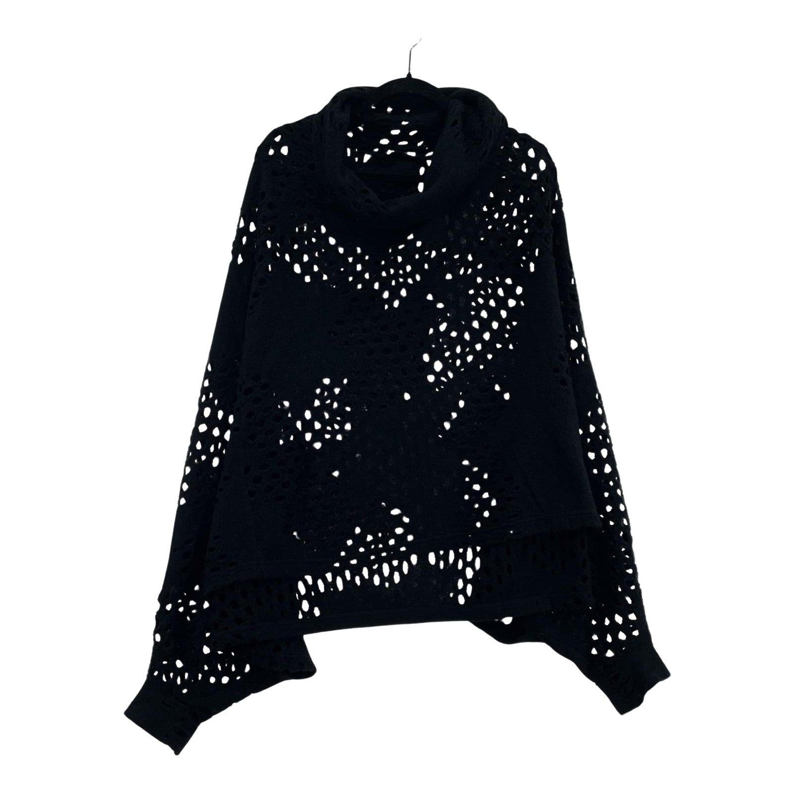 その他トップス Y's/メッシュポンチョ/2/BLK ブラック