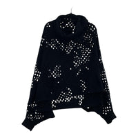 その他トップス Y's/メッシュポンチョ/2/BLK ブラック