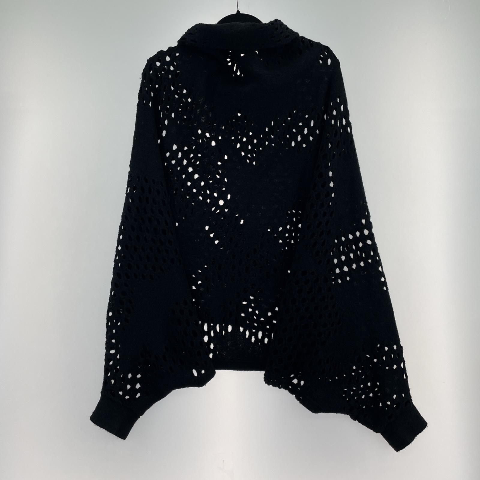 その他トップス Y's/メッシュポンチョ/2/BLK ブラック