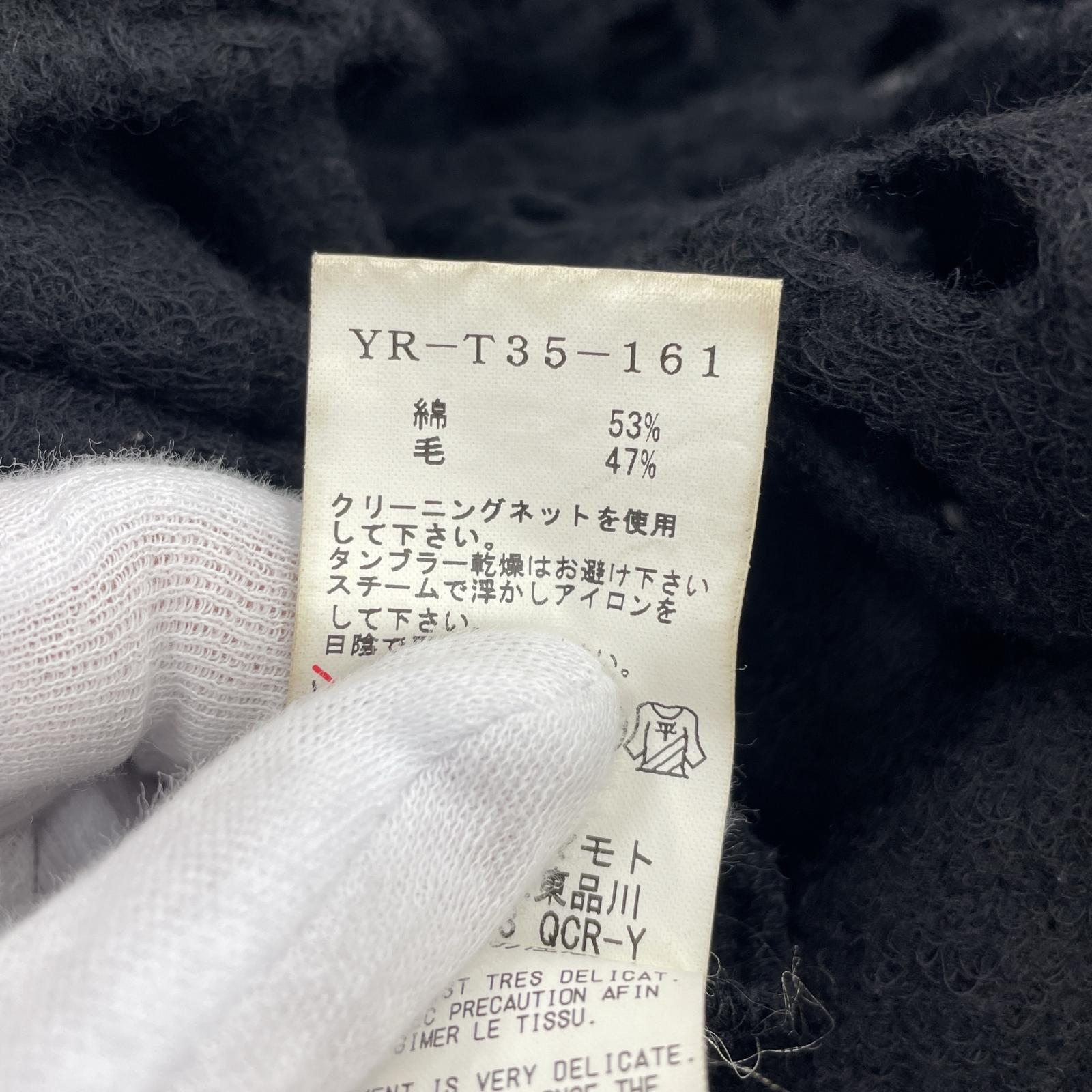 その他トップス Y's/メッシュポンチョ/2/BLK ブラック