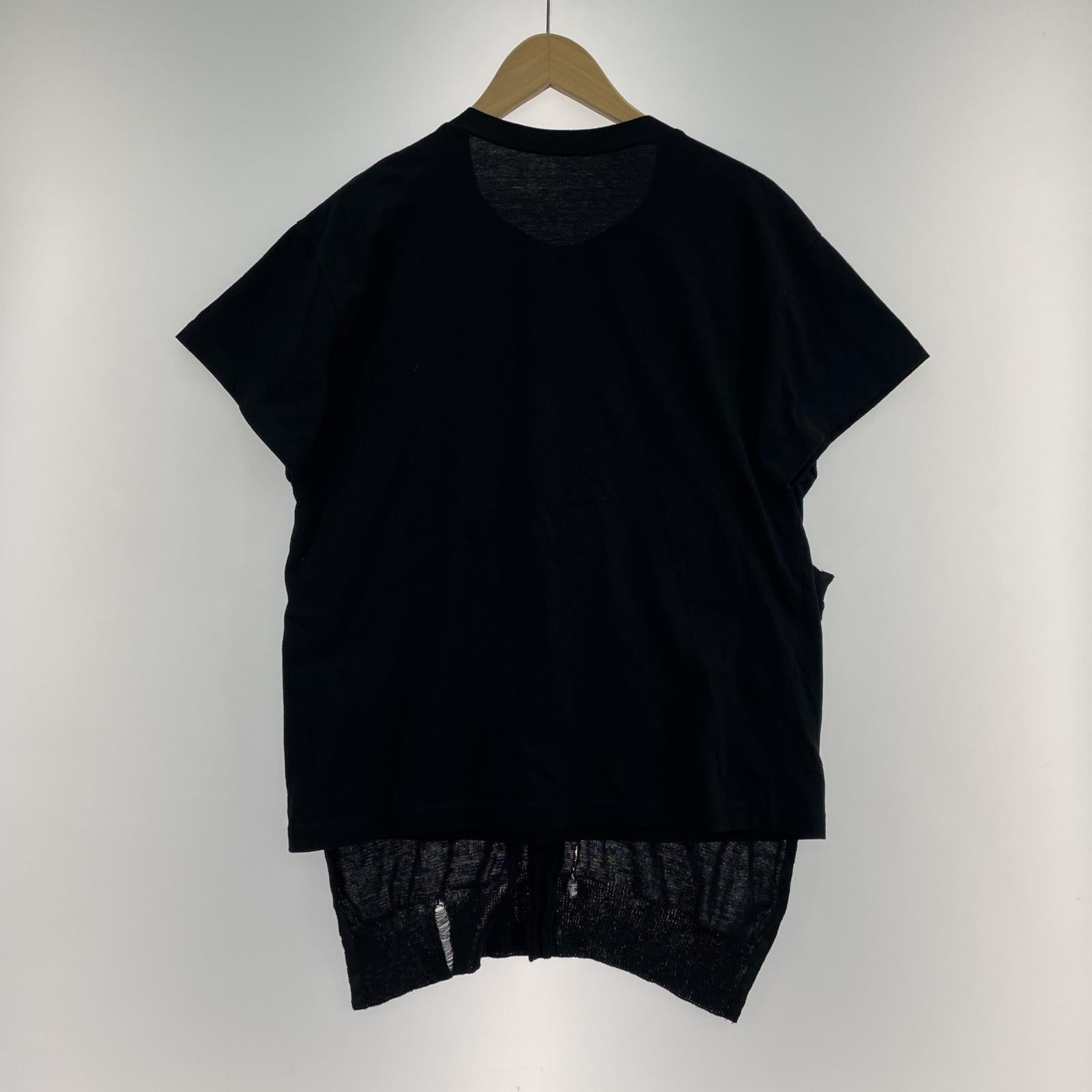 その他トップス Y's/ニットレイヤードTee/2/BLK 2 ブラック