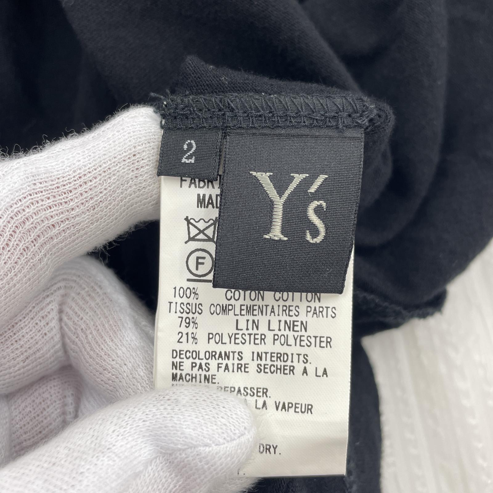 その他トップス Y's/ニットレイヤードTee/2/BLK 2 ブラック