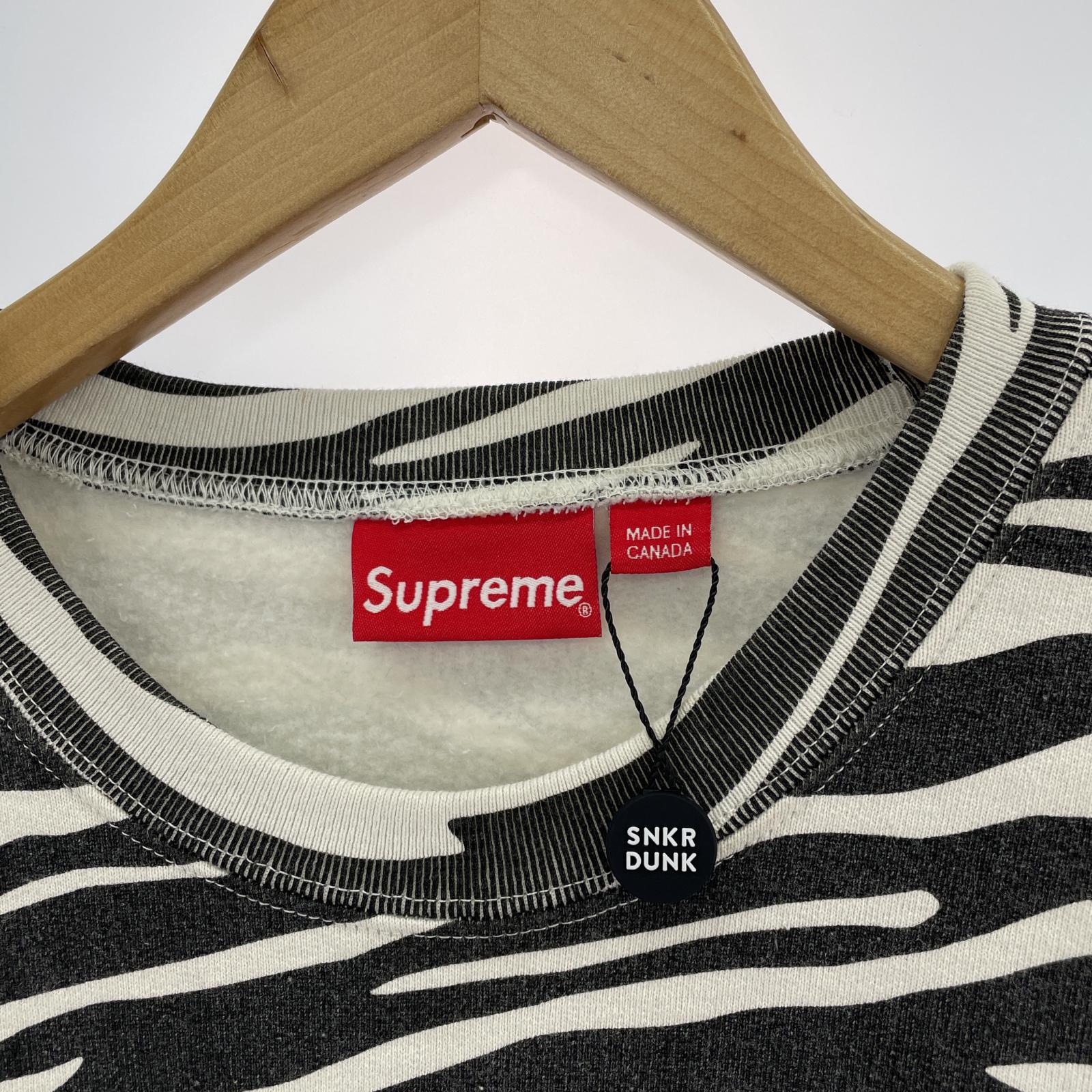 その他トップス Supreme 22FW Box Logo Crewneck L ゼブラ L