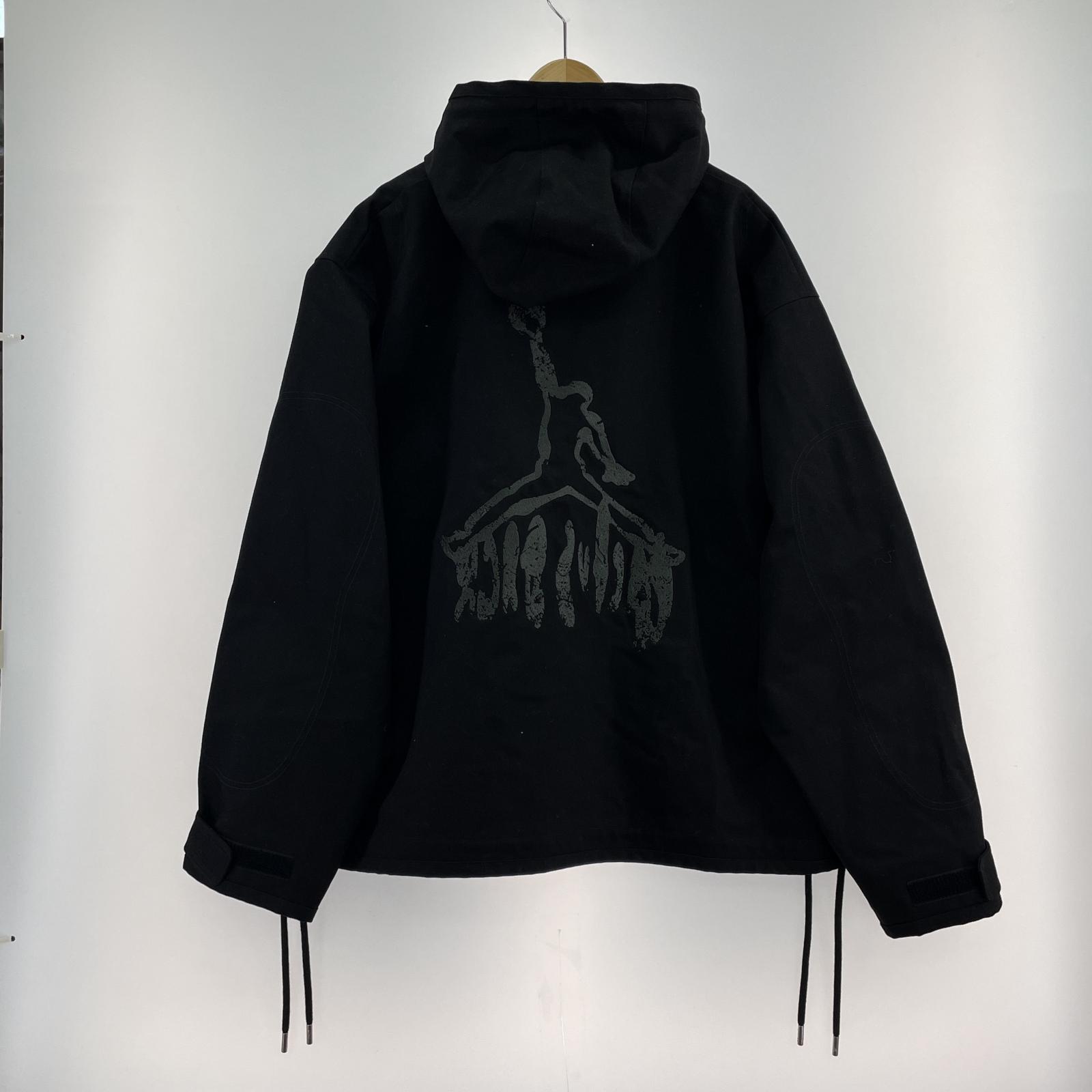 その他アウター Nike/JordanxTravis Scott/Harf Zip Denim Jacket/XXL/BLK ブラック