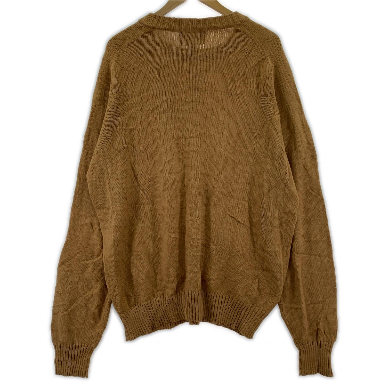 ニット SPORTS WEAR SEARS ケーブルニット キャメル (XL)