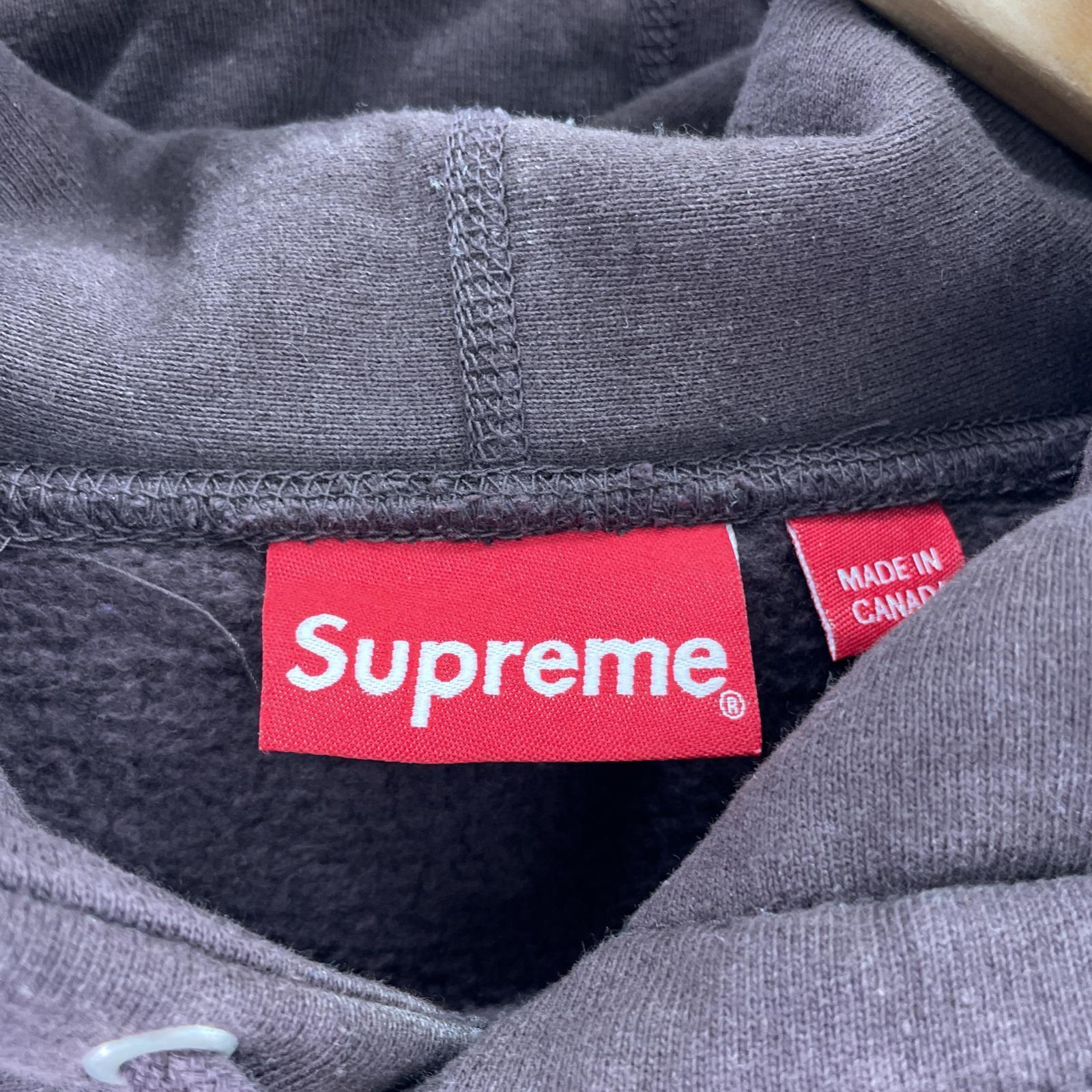 その他トップス Supreme ボックスロゴ パーカー ブラウン M M ブラウン