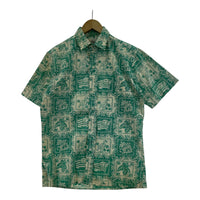 長袖シャツ 80s reyn spooner 半袖シャツ (S) グリーン S グリーン