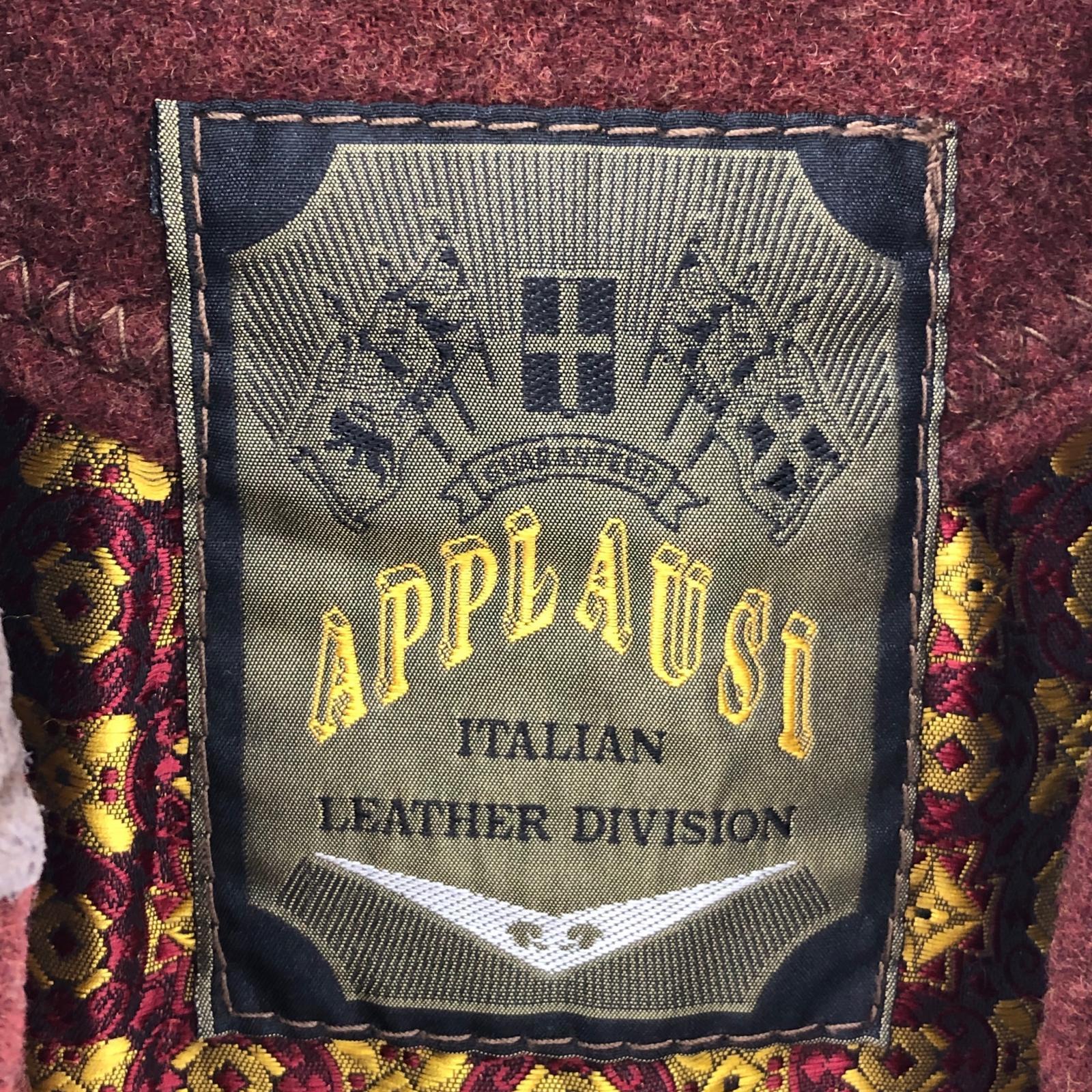 その他アウター APPLAUSI イタリア製 ITALIAN LEATHER レザージャケット(48) ブラウン ブラウン