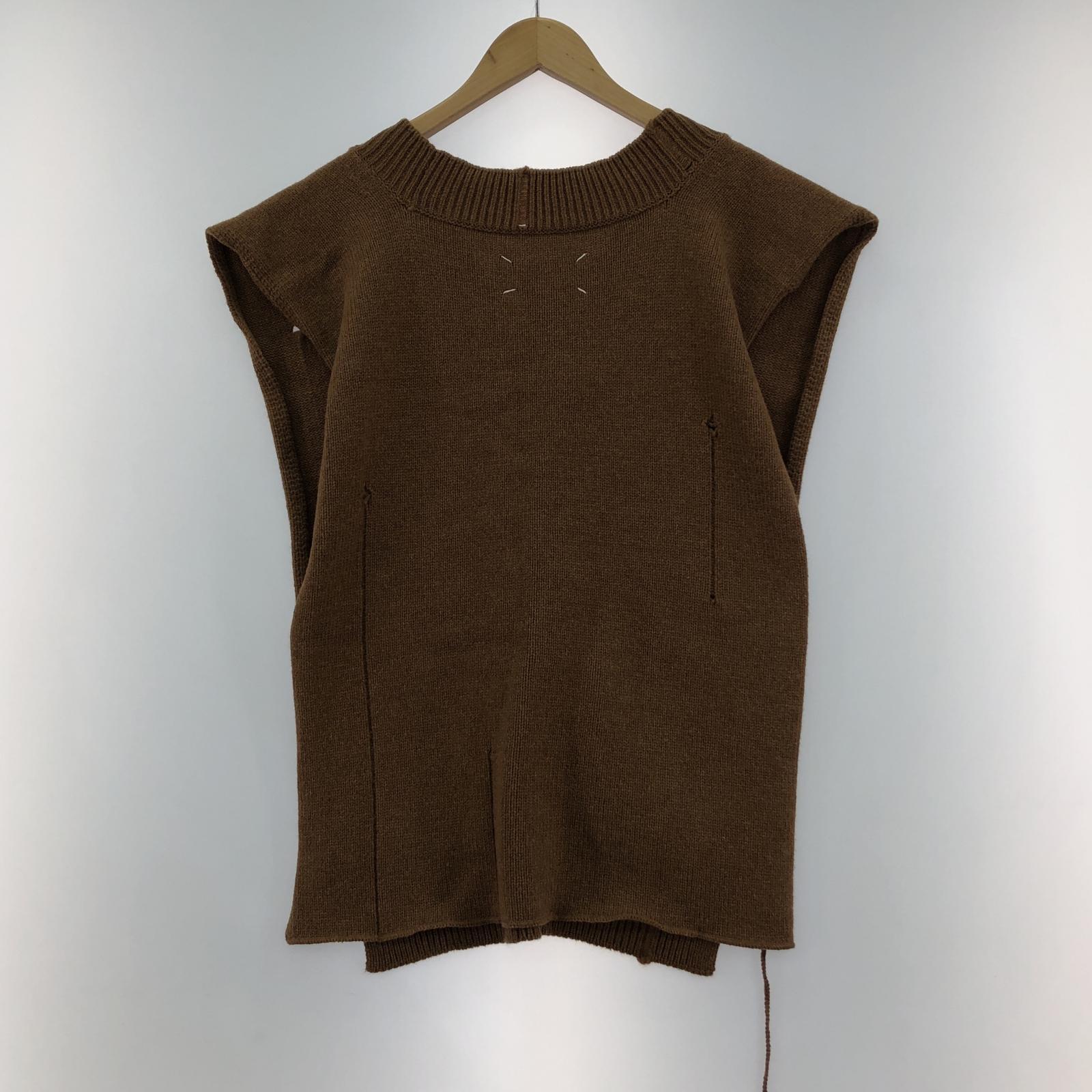 その他トップス Maison Margiela/ニットベスト/S/2021 S ブラウン