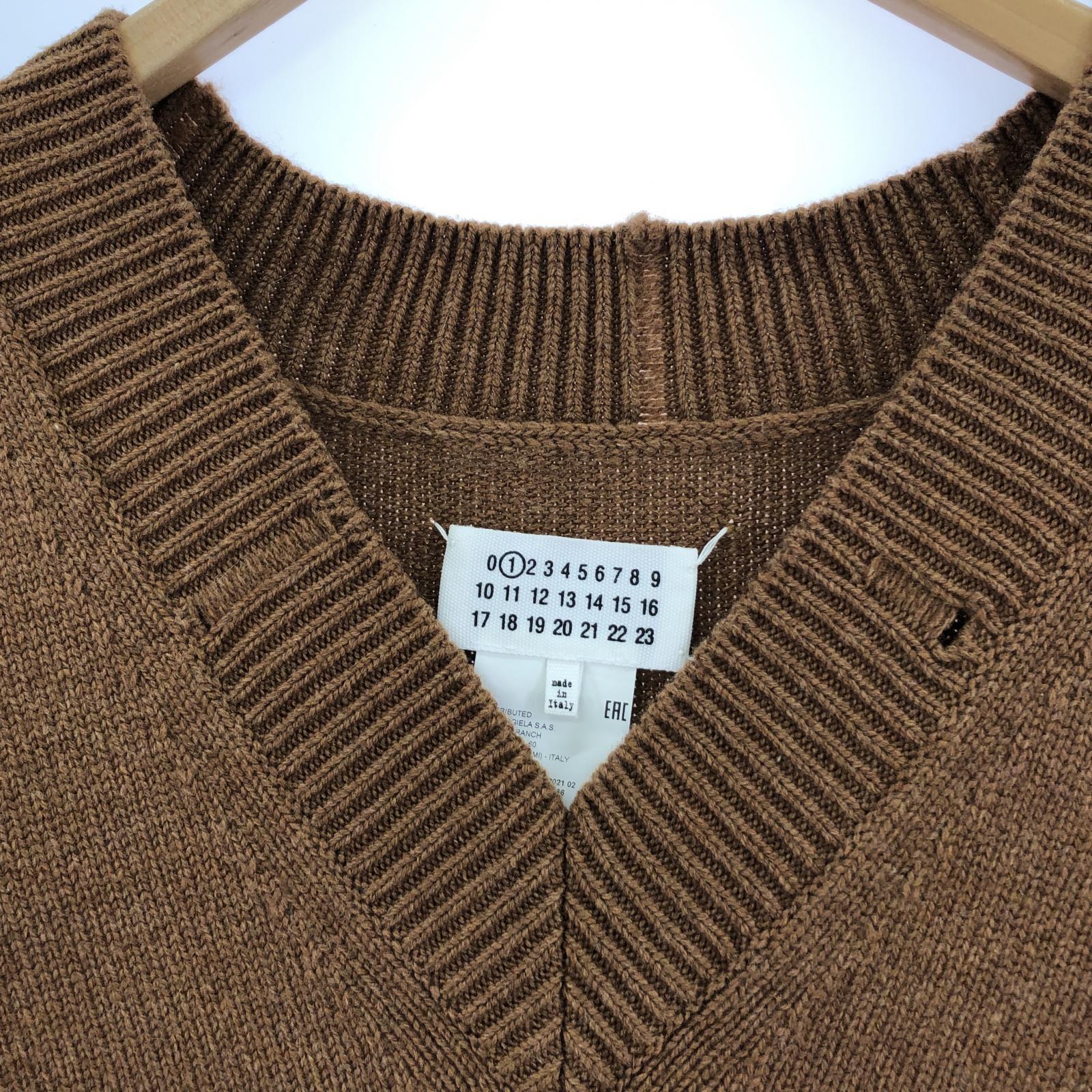 その他トップス Maison Margiela/ニットベスト/S/2021 S ブラウン