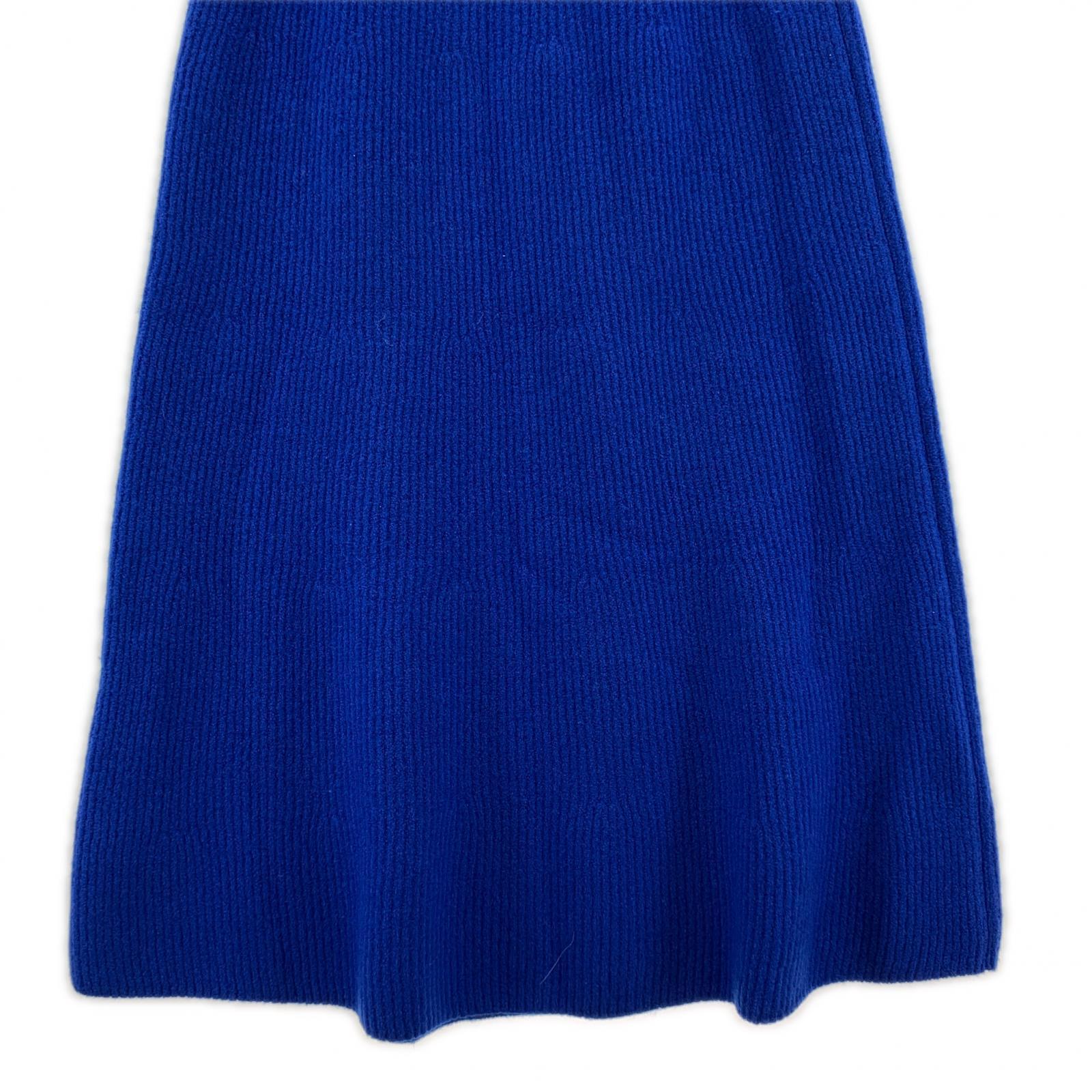 スカート MILLED FRENCH MERINO RIB KNIT FLARE SKIRT