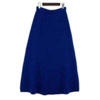 スカート MILLED FRENCH MERINO RIB KNIT FLARE SKIRT