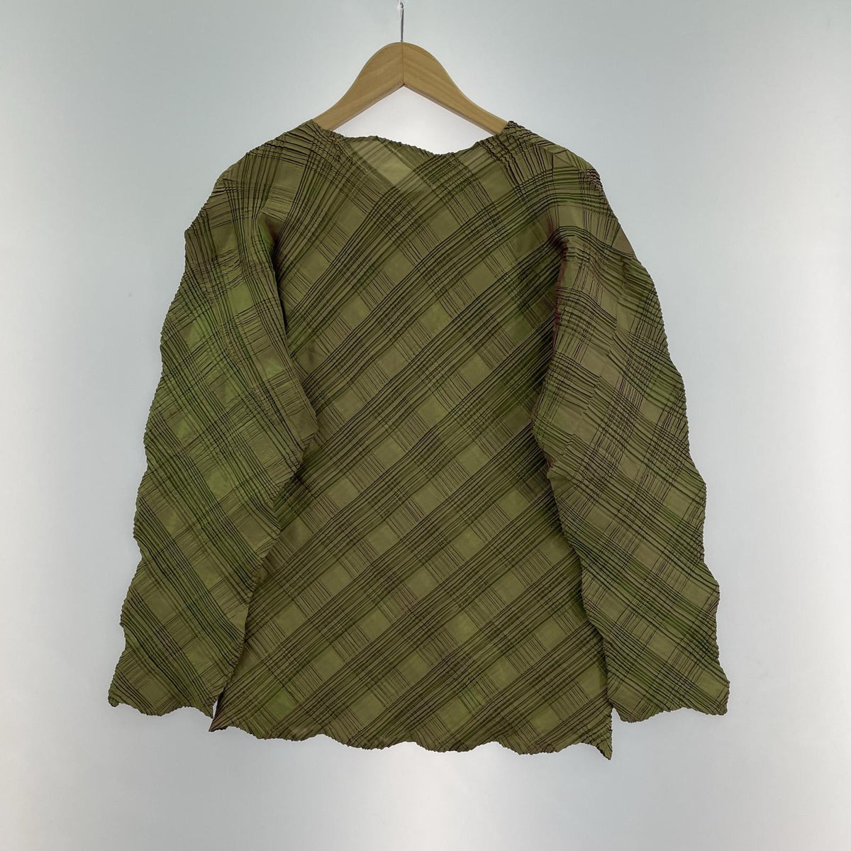 ワンピース ISSEY MIYAKEワンピース M グリーン