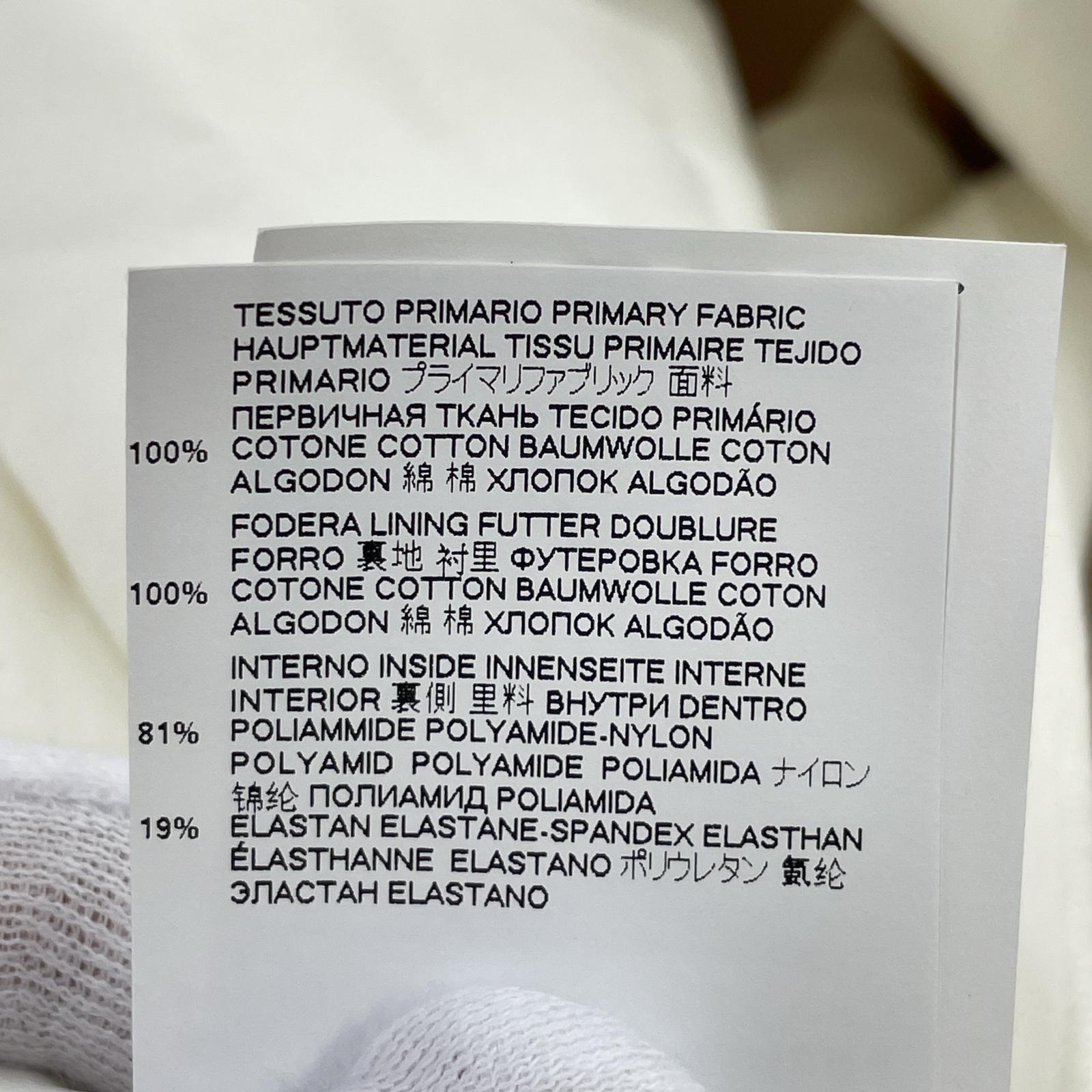 ワンピース 20SS Maison Margielaワンピース 40 ホワイト