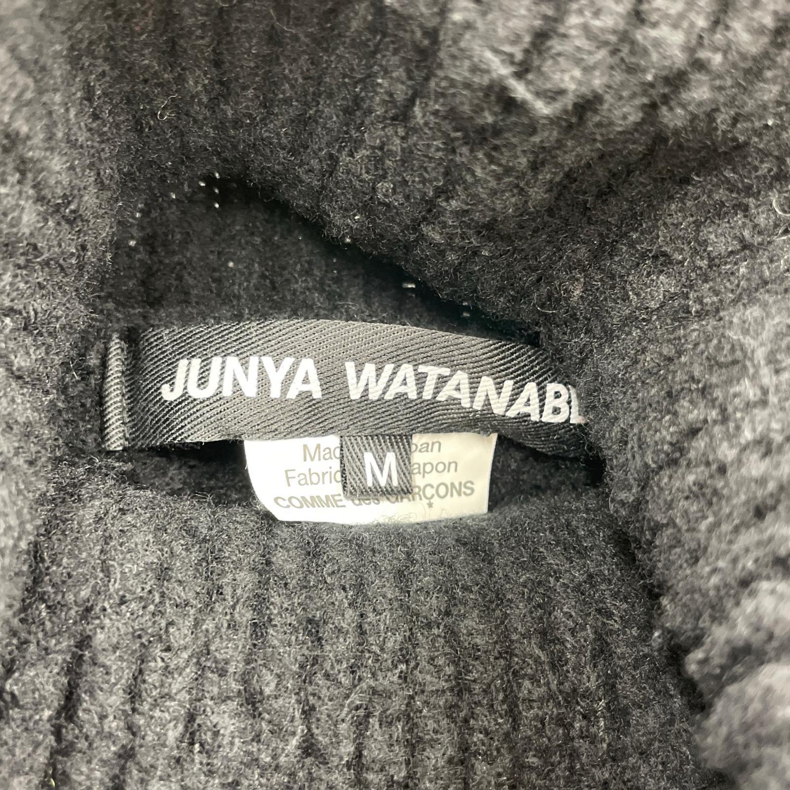 その他トップス JUNYA WATANABE COMME des GARCONS 23AW スタッズ タートルネックニット M ブラック