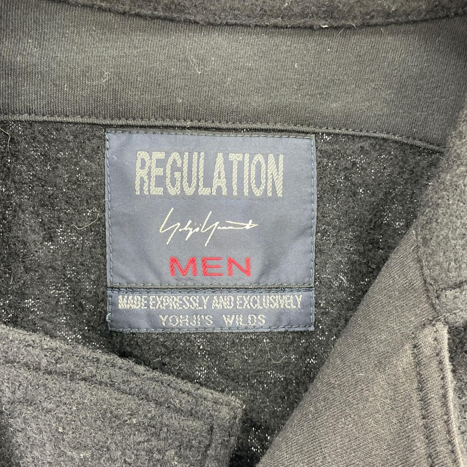 その他アウター REGULATION Yohji Yamamoto 22AW ウールナイロンコート 3 ブラック
