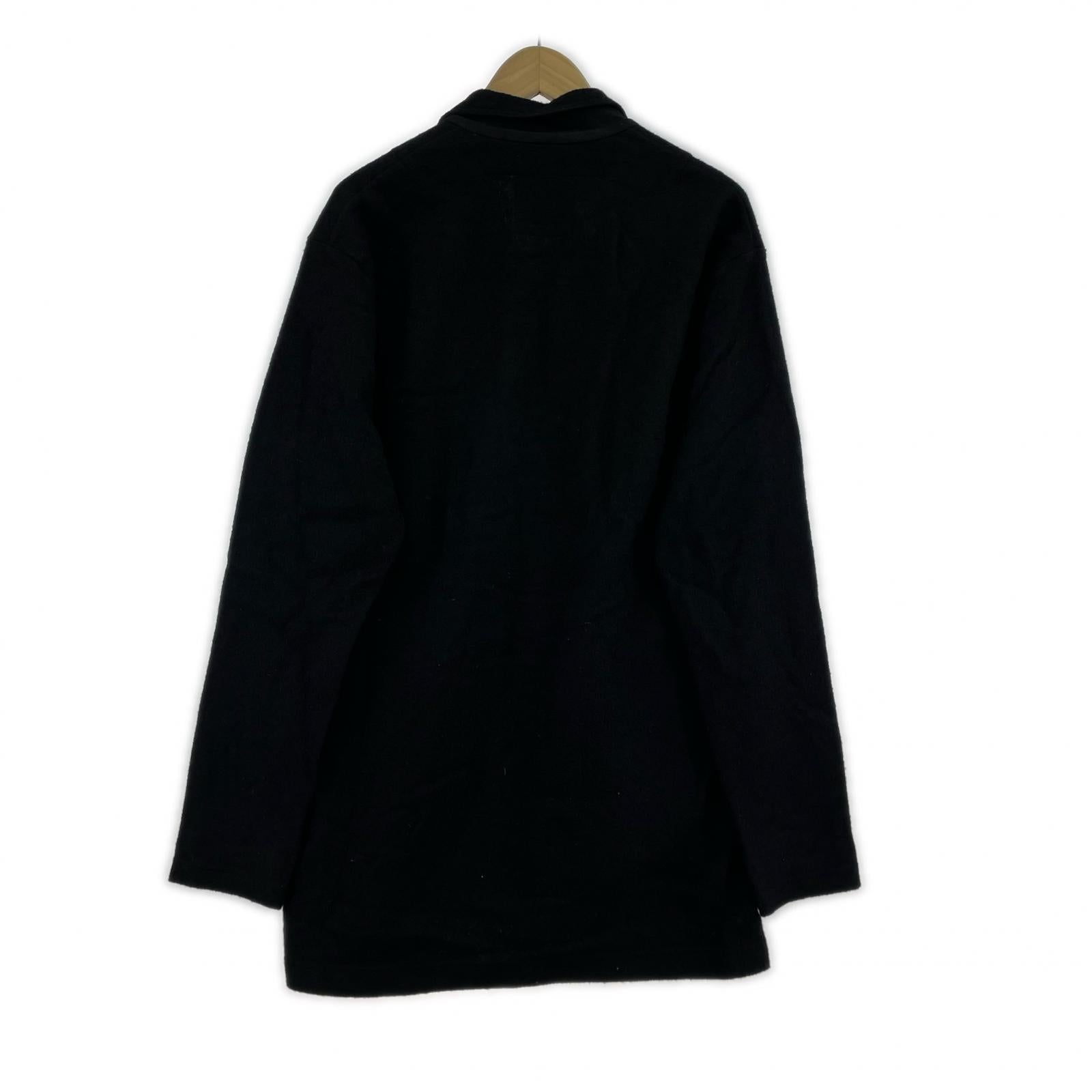 その他アウター REGULATION Yohji Yamamoto 22AW ウールナイロンコート 3 ブラック