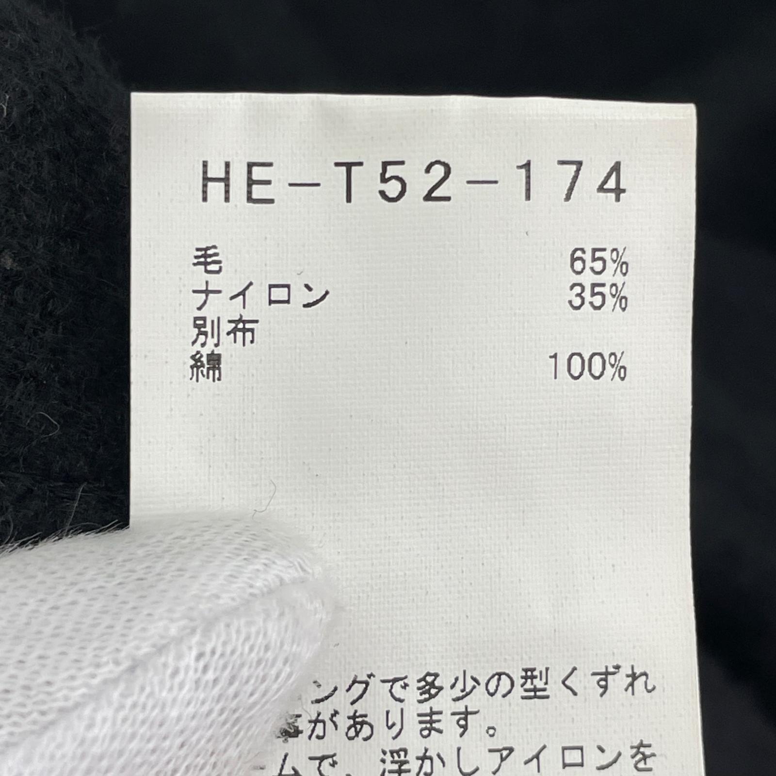 その他アウター REGULATION Yohji Yamamoto 22AW ウールナイロンコート 3 ブラック