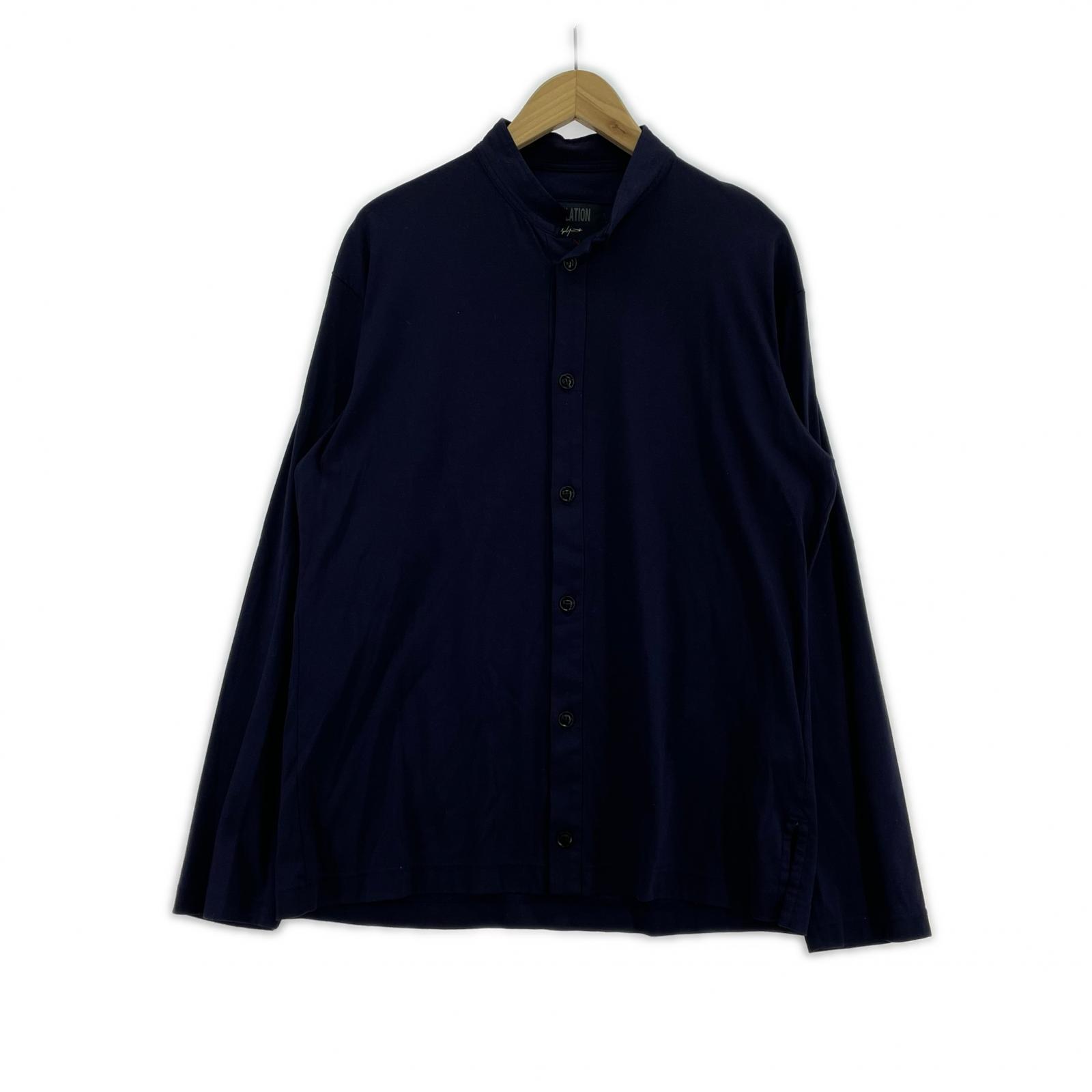 長袖シャツ Yohji Yamamoto REGULATION MEN/20SS/HN-T61-072/3/BLK/