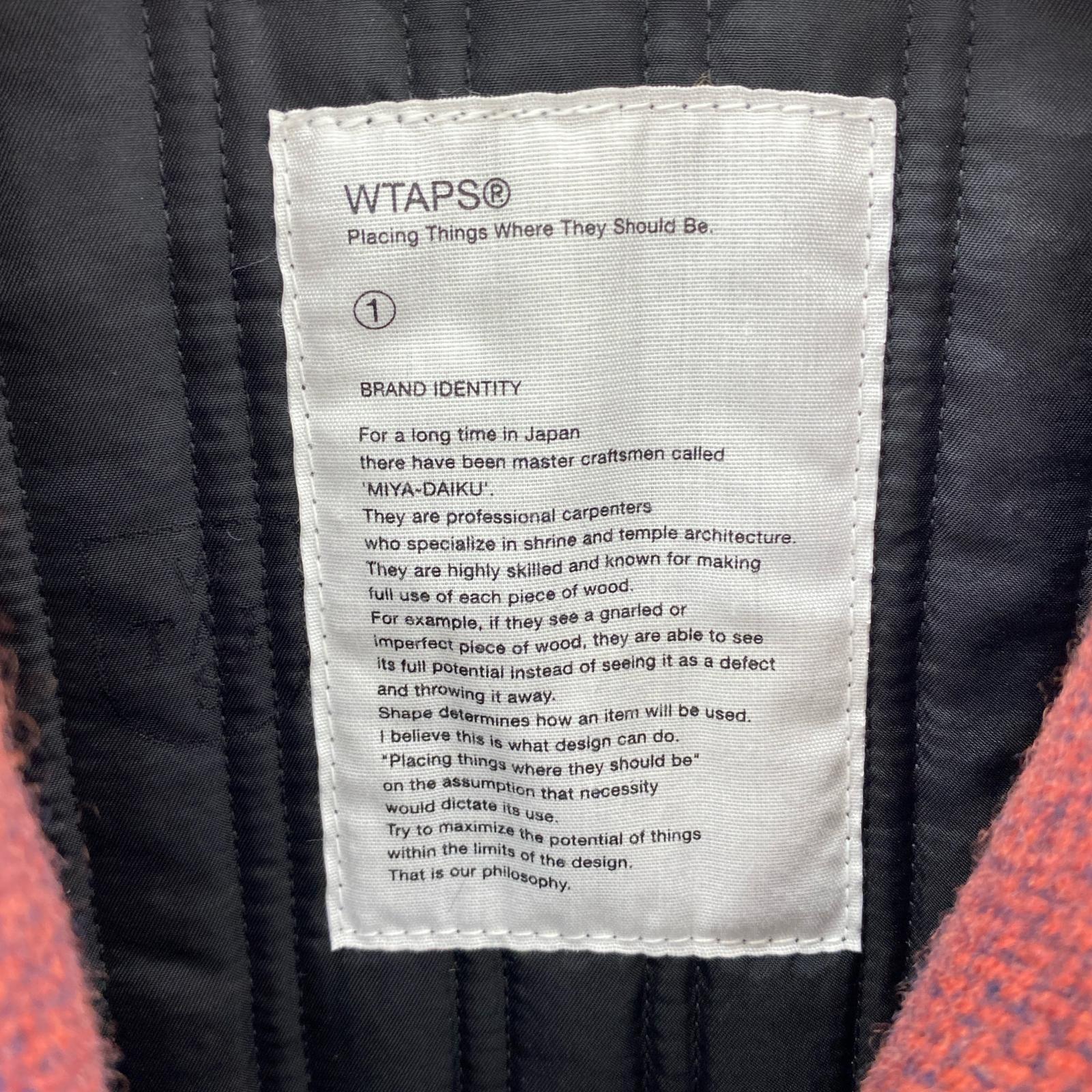 その他トップス M WTAPS WOOLJKT 122GWDT-JKM06 オレンジ