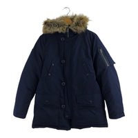 その他トップス M POLO RALPH LAUREN ファーフードダウ L ブルー