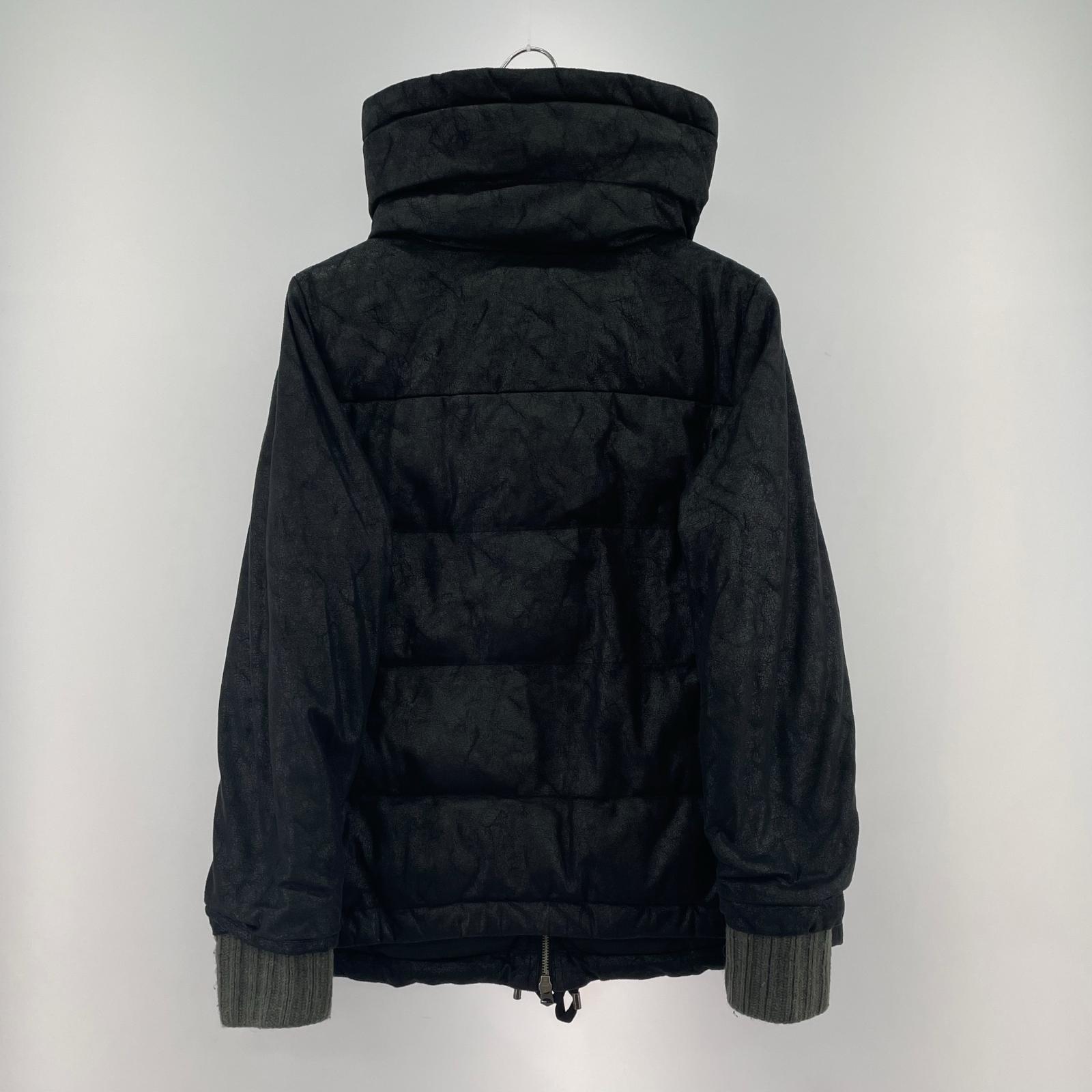 ダウンジャケット 光沢中綿ジャケット M BLK M ブラック