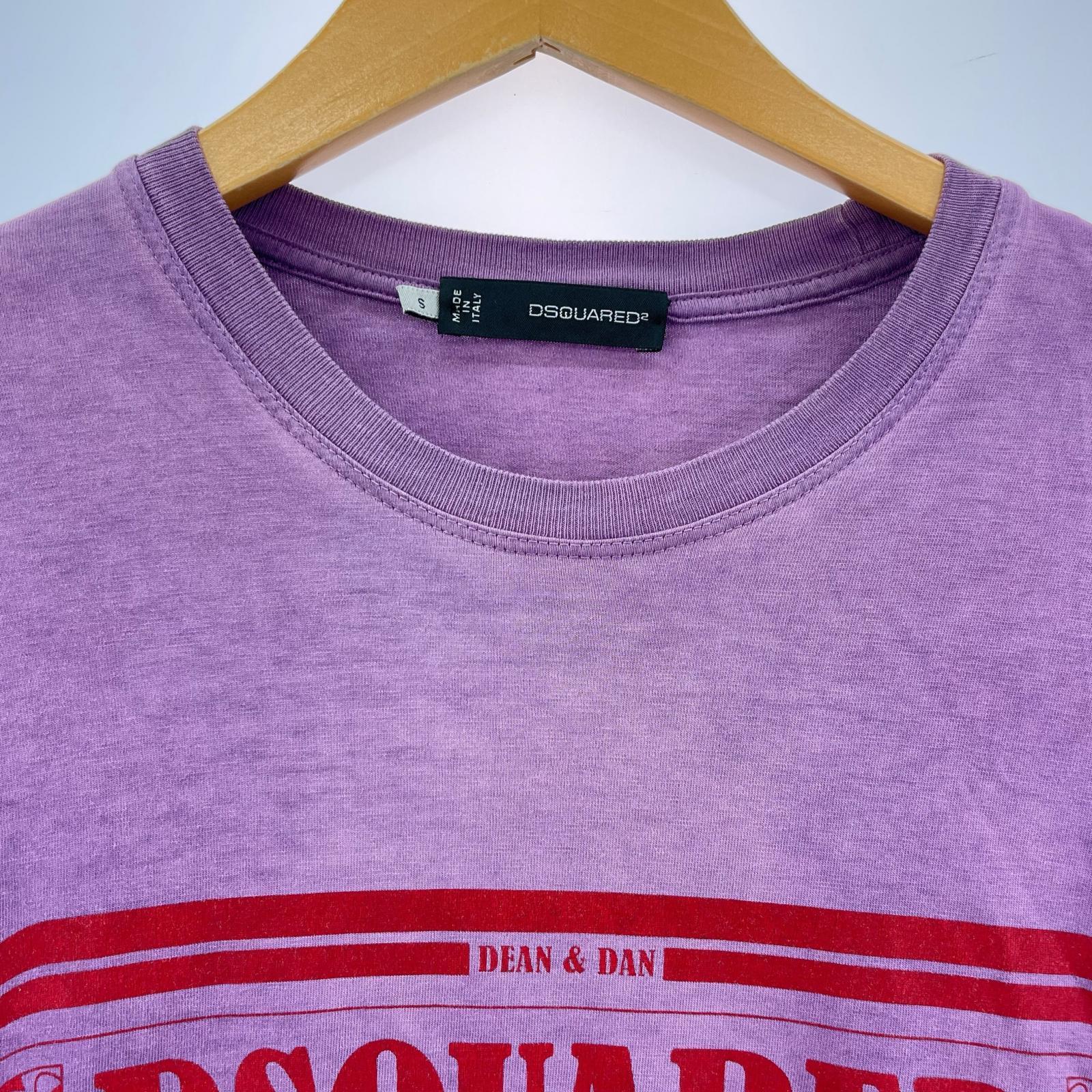 長袖Tシャツ DSQUARED2 Cotton Long Sleeve tee S PPL S パープル