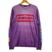 長袖Tシャツ DSQUARED2 Cotton Long Sleeve tee S PPL S パープル