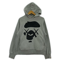 パーカー ×KAWS Big Face SweatParka S GRY グレー