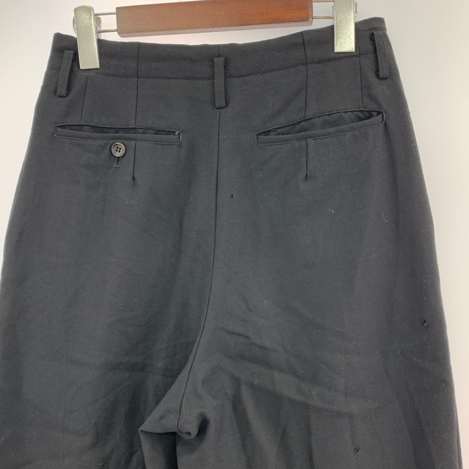 パンツ tricot タックスラックス 黒 S ブラック