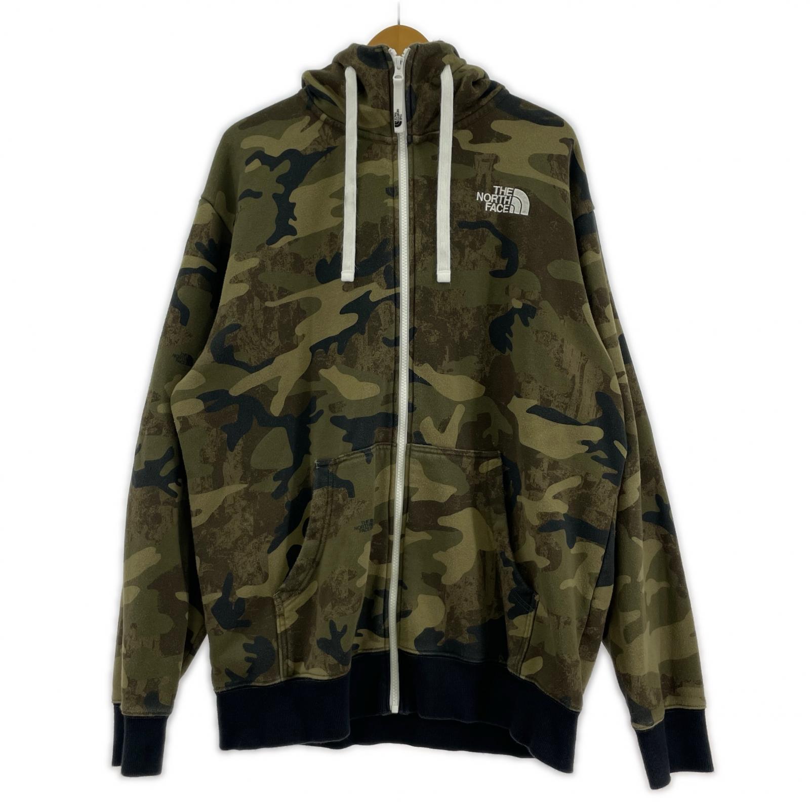 パーカー 21FW NOVELTY REVIEW F/Z HOODIE XL 総柄