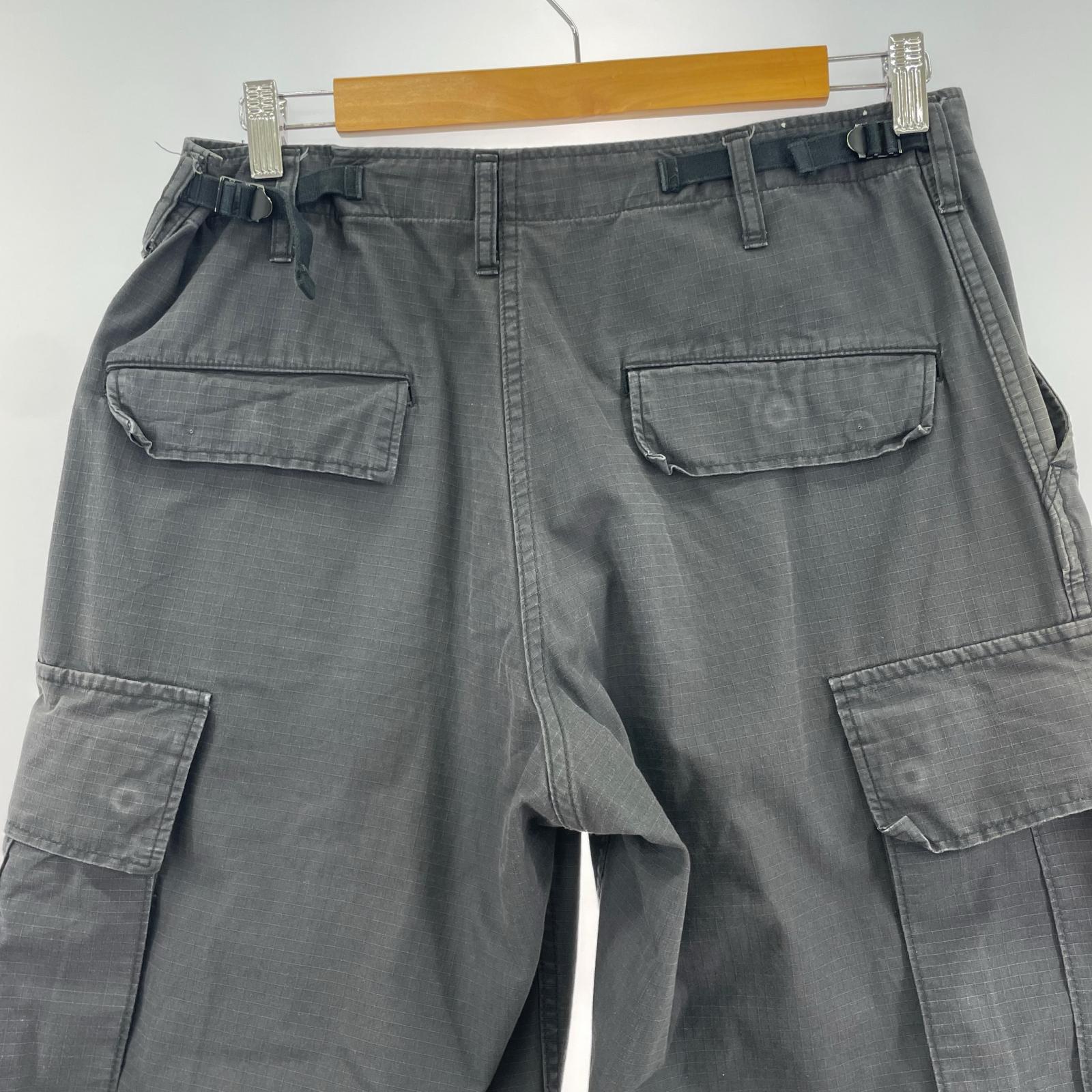 パンツ スビンコットン リップストップジャングルファティーグパンツ 6 BLK ブラック